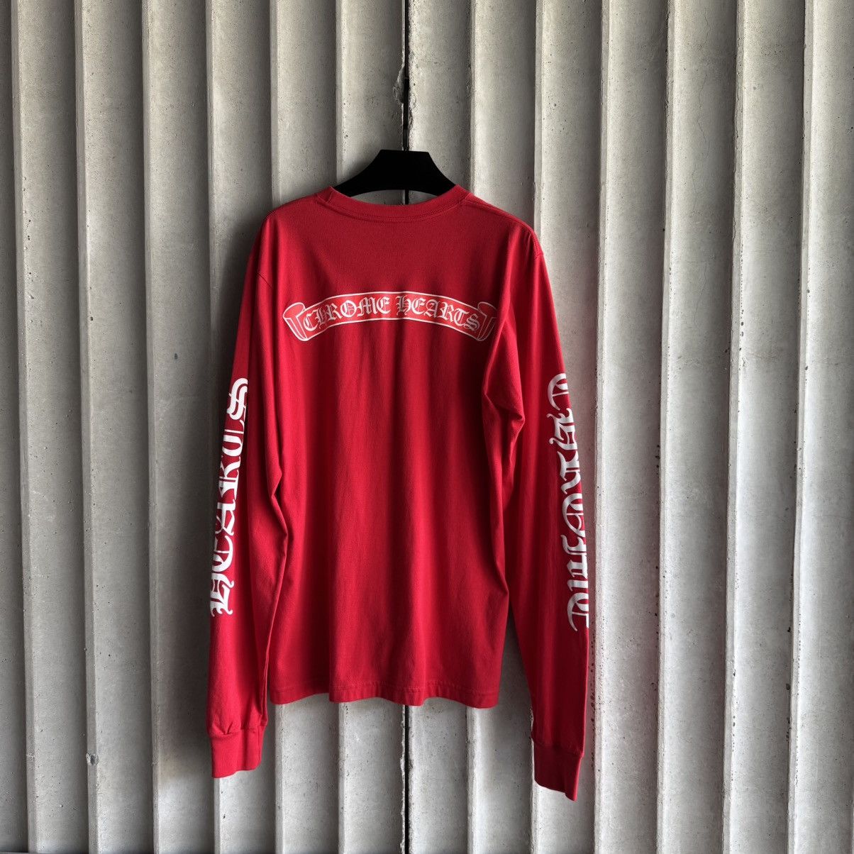 Chrome Hearts CHROME HEARTS - LONG SLEEVE SCROLL LABEL Size US M / EU 48-50 / 2 - 2 Thumbnail