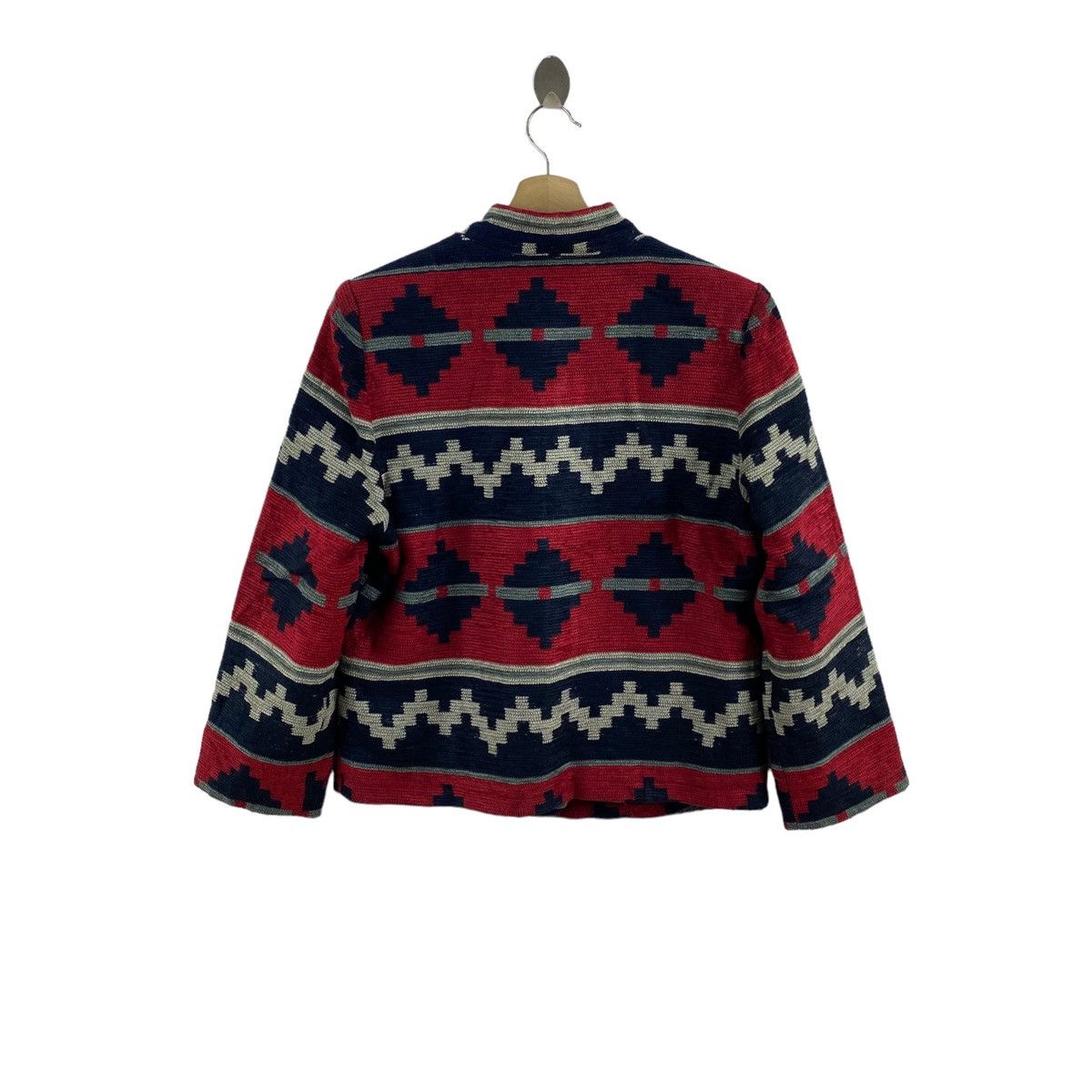 Japanese Brand JAPANESE BRAND Navajo Aztec Native Wool Blazer Coat Size US M / EU 48-50 / 2 - 2 Thumbnail
