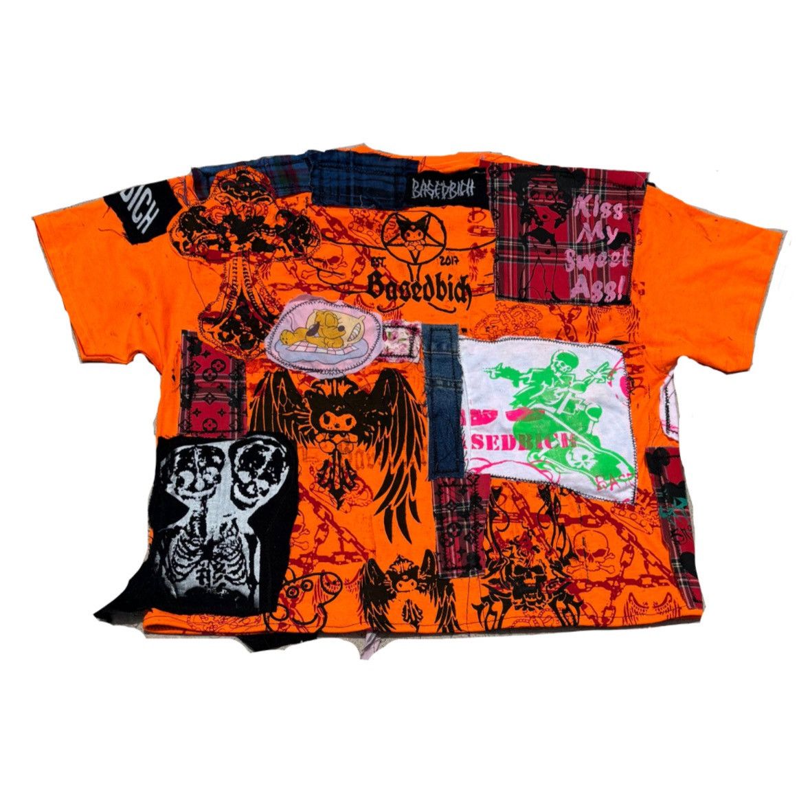 Handmade Basedbich mens 1of1 patchwork tee XL Size US XL / EU 56 / 4 - 2 Thumbnail