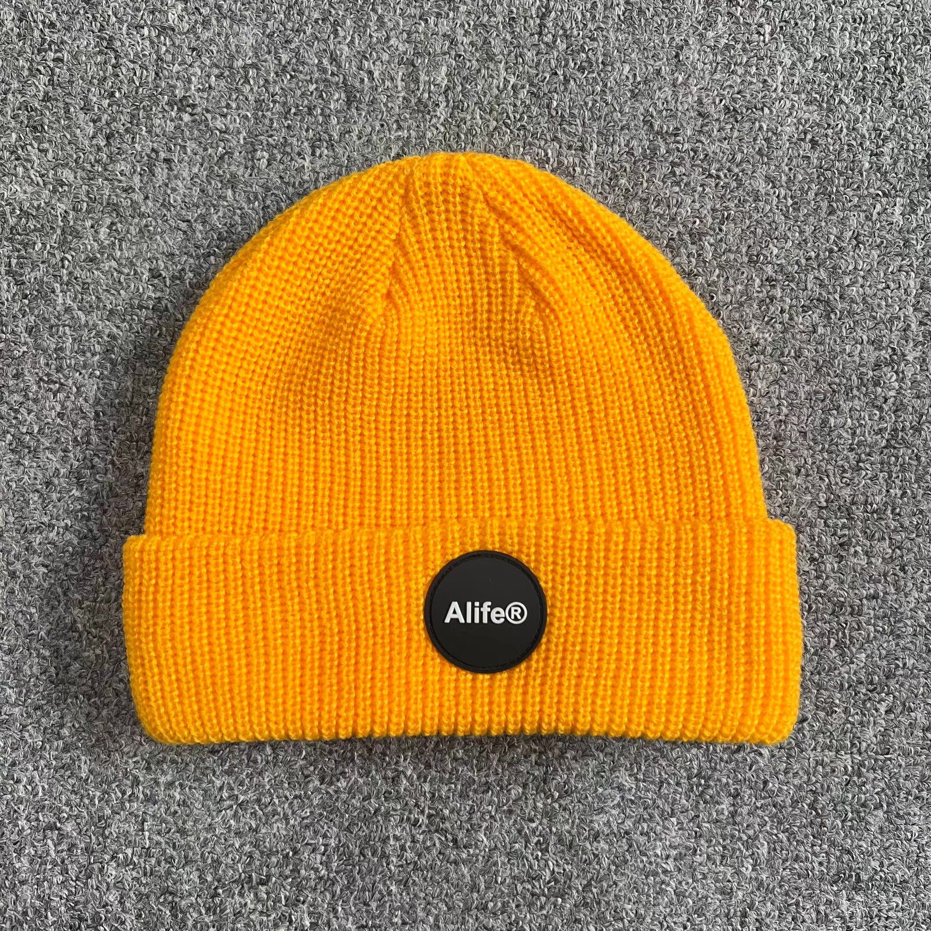 Alife Alife® Soft Rubber Patch Knitted Beanie Q7 Size ONE SIZE - 3 Thumbnail