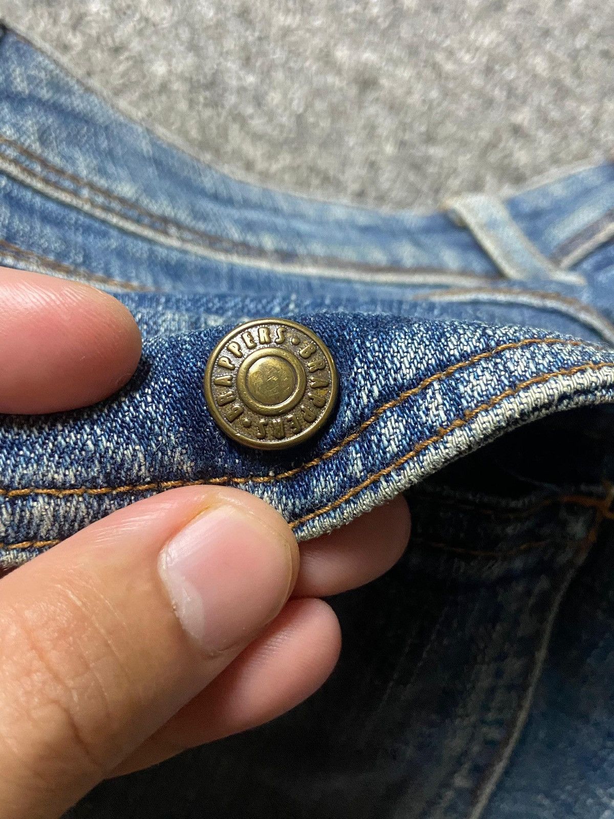 Japanese Brand Brappers Brand Flare Denim Jeans (153) Size 29" - 4 Thumbnail