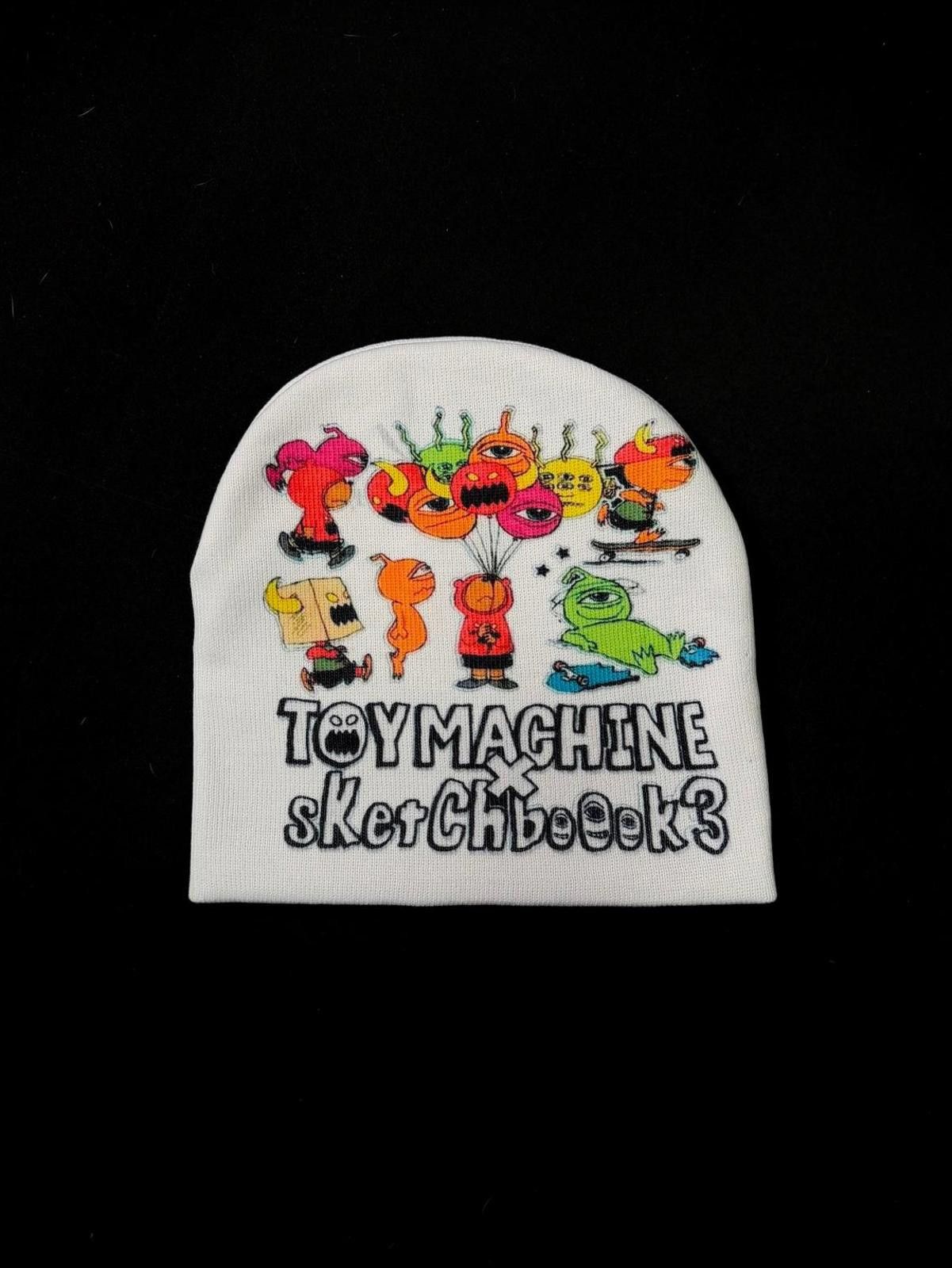 Toy Machine sKetChboOk 3 Toy Machine Collaboration No Cuff Knit Beanie Size ONE SIZE - 1 Thumbnail