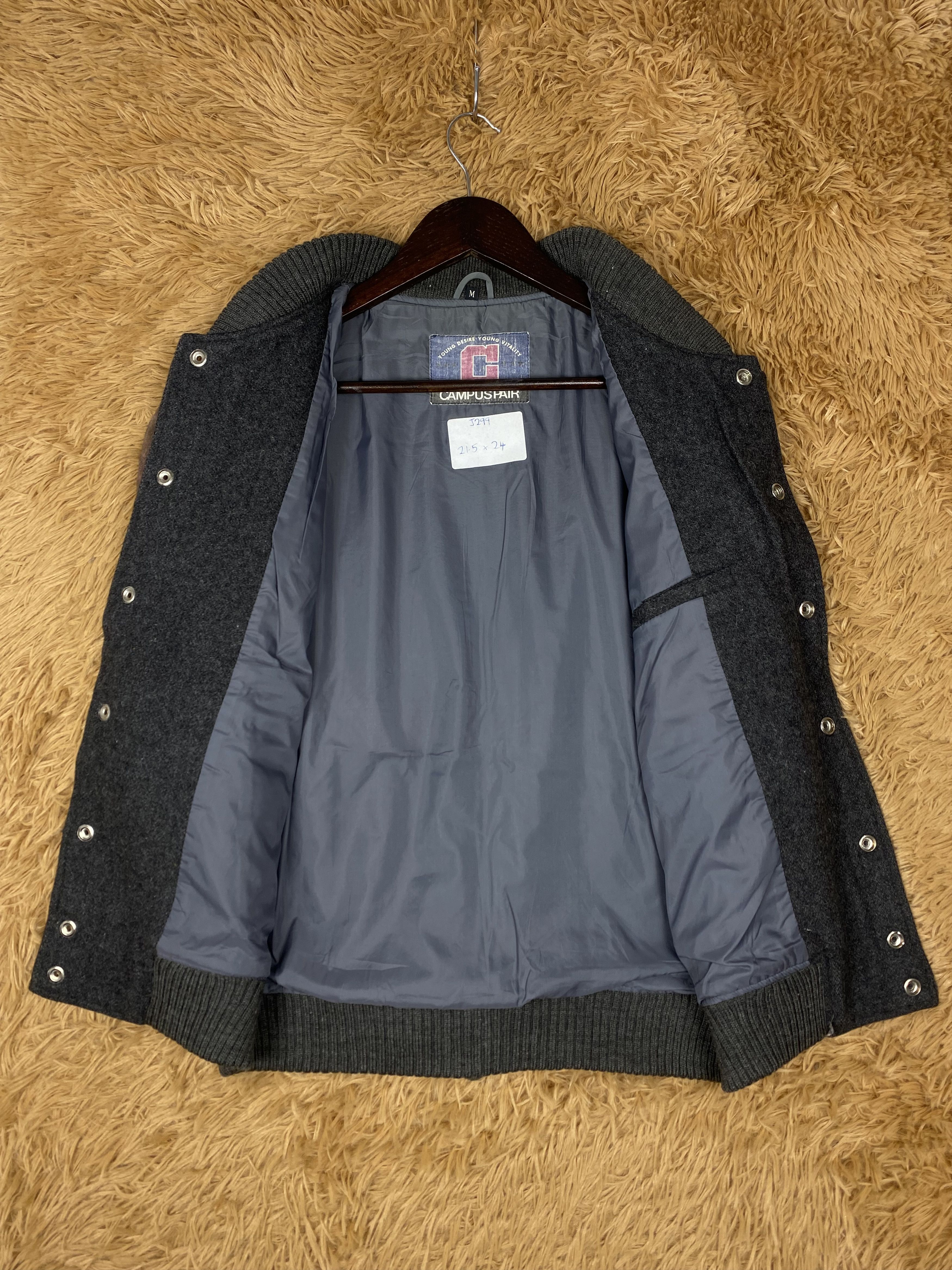 Vintage Vintage Campuspair Leather Sleeve Varsity Jacket DJ0299 Size US M / EU 48-50 / 2 - 7 Thumbnail