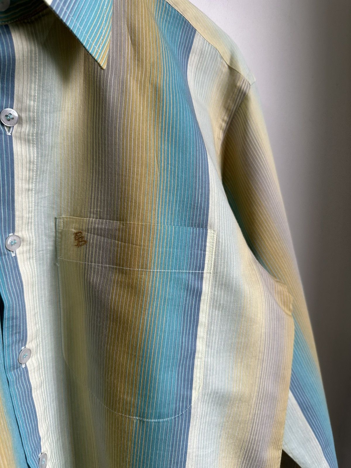 Balmain × Pierre Balmain × Vintage Vintage Pierre Balmain Button Up Shirt Size US M / EU 48-50 / 2 - 5 Thumbnail