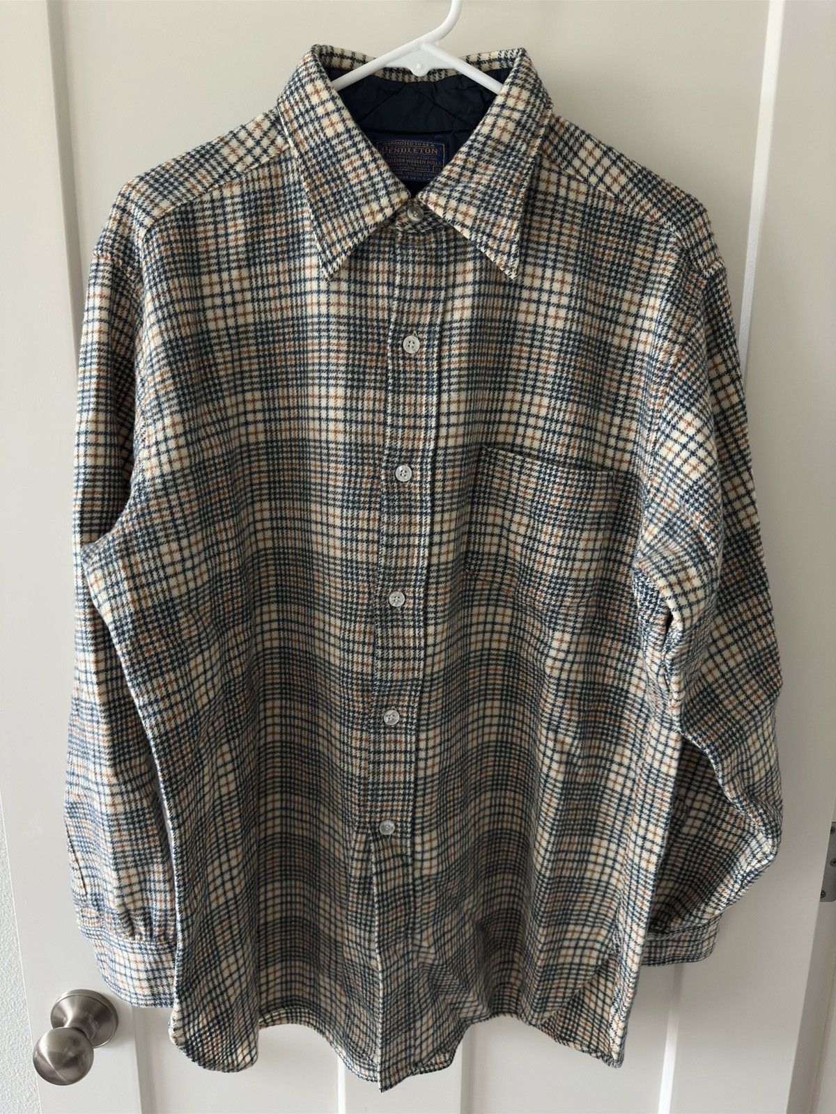 Pendleton Vintage Pendleton Lodge Shirt Wool Button Up Made In USA Size US XL / EU 56 / 4 - 1 Thumbnail