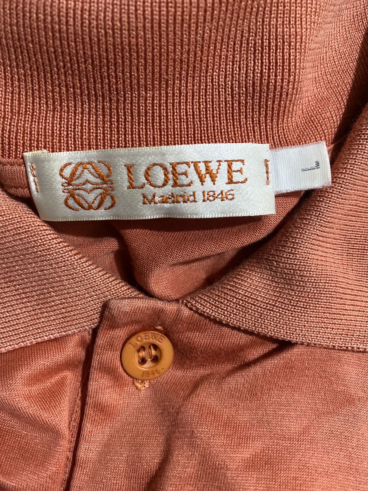 Loewe × Vintage Vintage Loewe Poloshirt Size US L / EU 52-54 / 3 - 4 Thumbnail