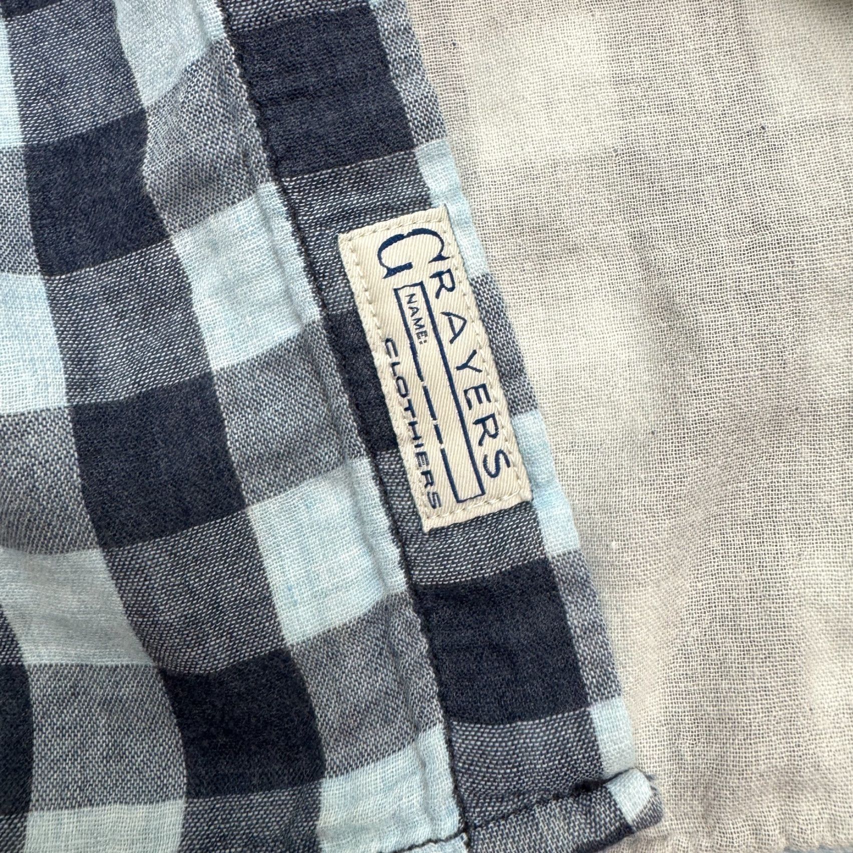 Grayers Grayers Shirt Mens Small Blue Buffalo Plaid Long Sleeve Button-Down Flannel Casual Everyday Classic Preppy Size US S / EU 44-46 / 1 - 5 Thumbnail