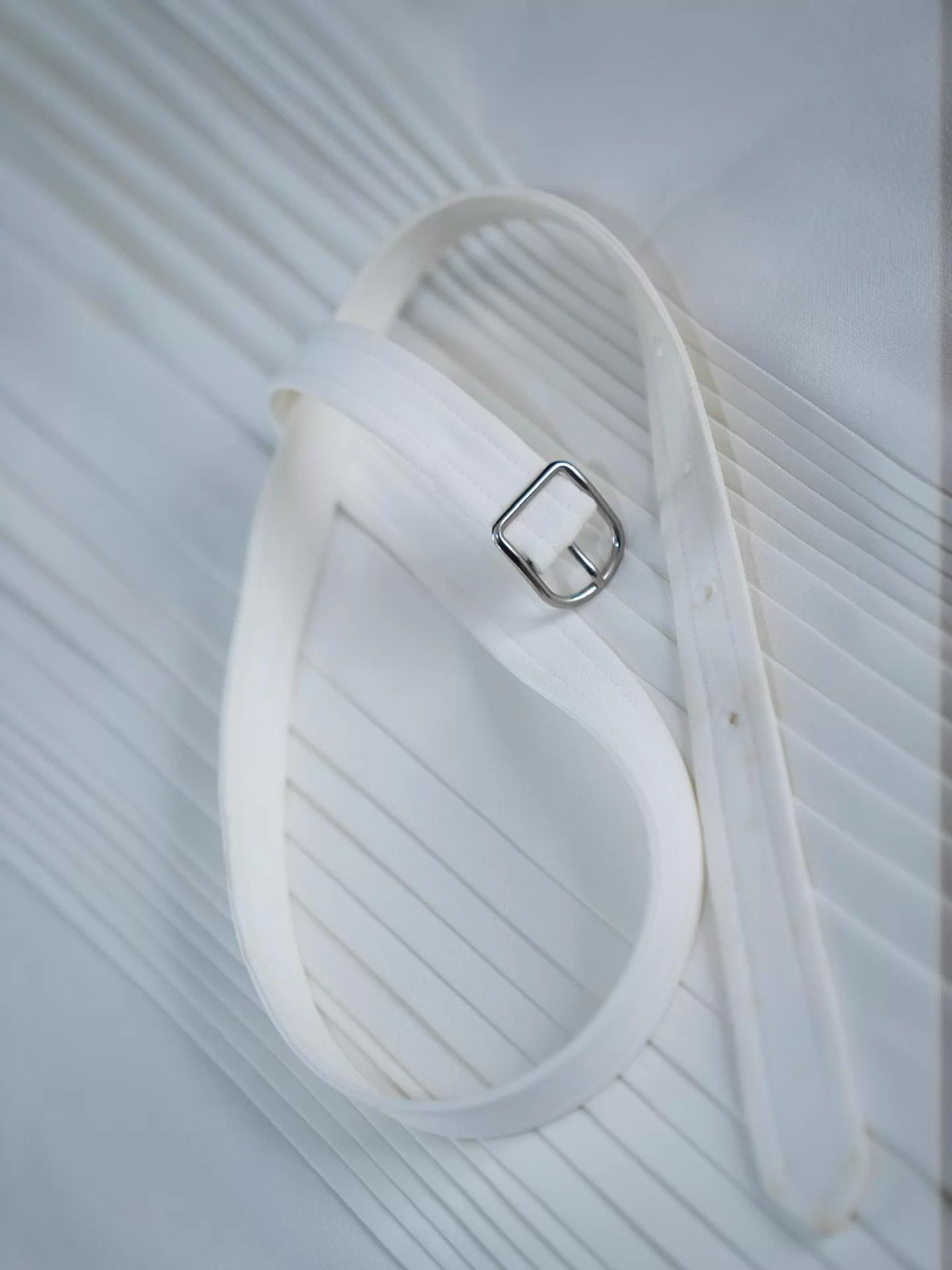 Hermes Hermes Vintage White Pleated Belted Skirt 38 Old Money Sport Size 27" / US 4 / IT 40 - 3 Thumbnail