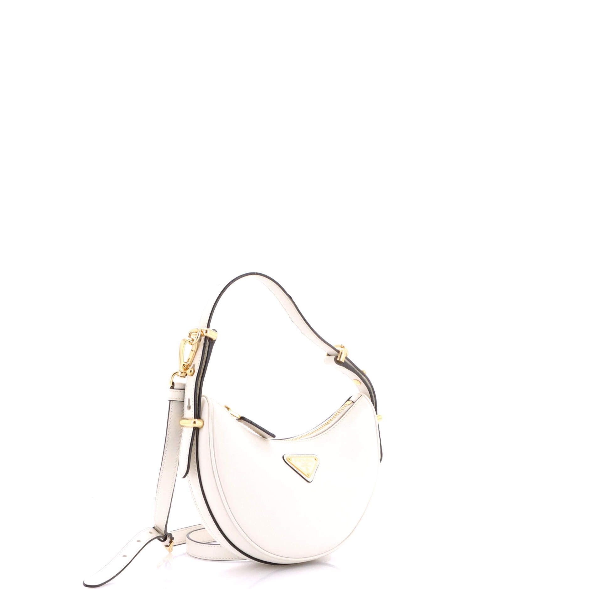 Prada Arque Half Moon Hobo Leather Mini Size ONE SIZE - 1 Thumbnail