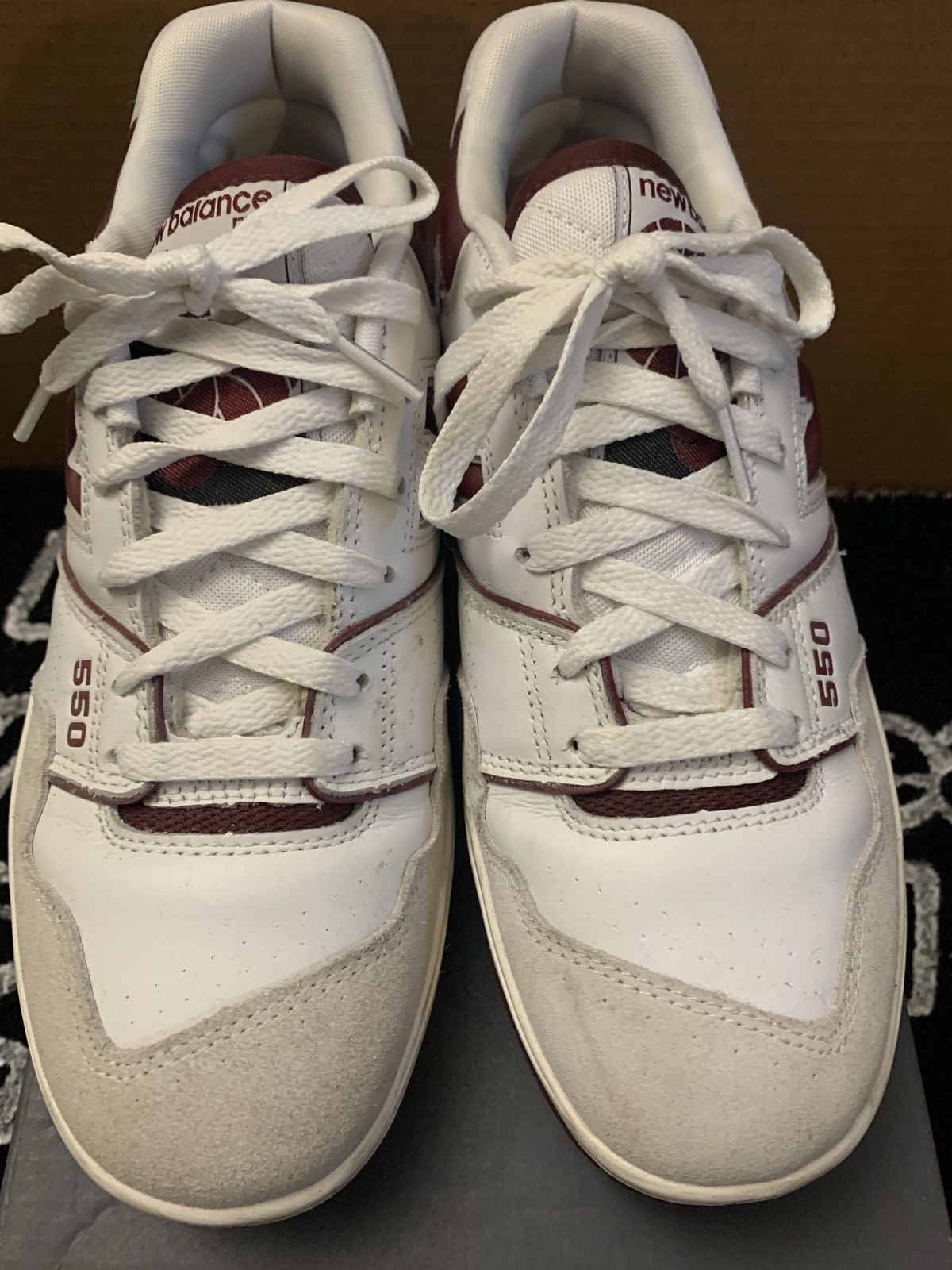 New Balance New Balance 550 “Sea Salt Burgundy” Size US 8.5 / EU 41-42 - 4 Thumbnail