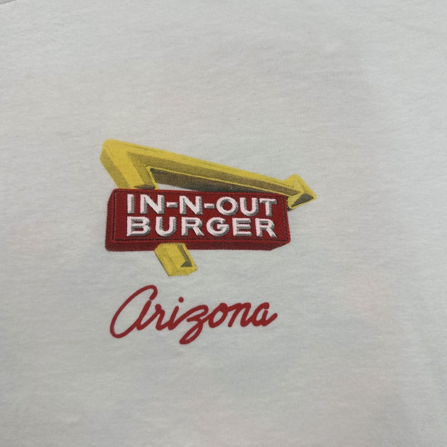Vintage VINTAGE In-N-Out Burger XXL White T Shirt Graphic Print Tee 2015 Sean Ellingson Mens Short Sleeve Crew Neck Shirt Size US XXL / EU 58 / 5 - 7 Thumbnail
