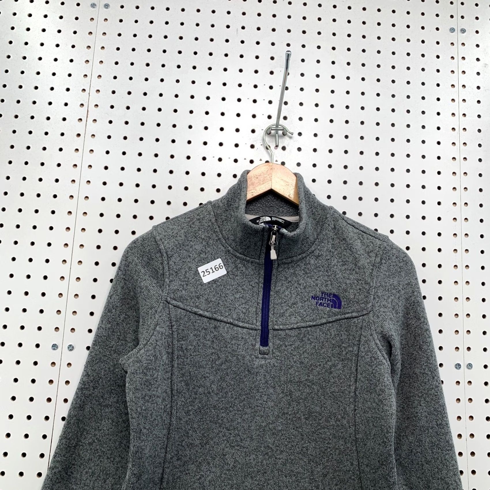 The North Face The North Face 1/4 Zip Pullover Sweater Purple Logo Womens Small Size S / US 4 / IT 40 - 5 Thumbnail