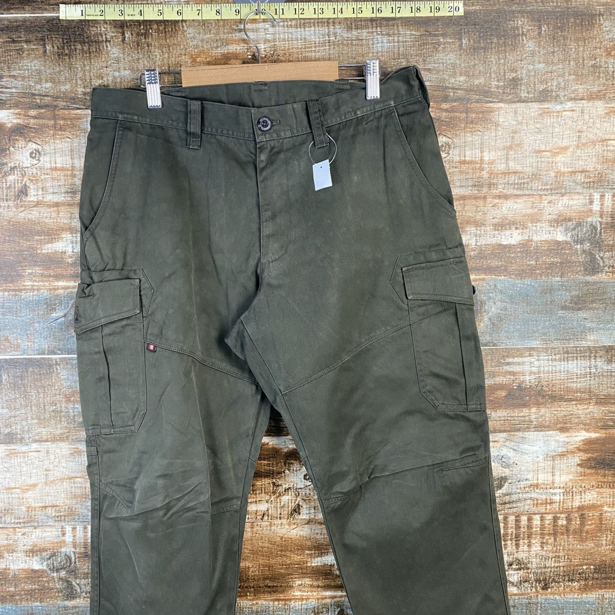 Japanese Brand DL Burtle Green Cargo Multipocket Pants #C989 Size US 33 - 2 Thumbnail