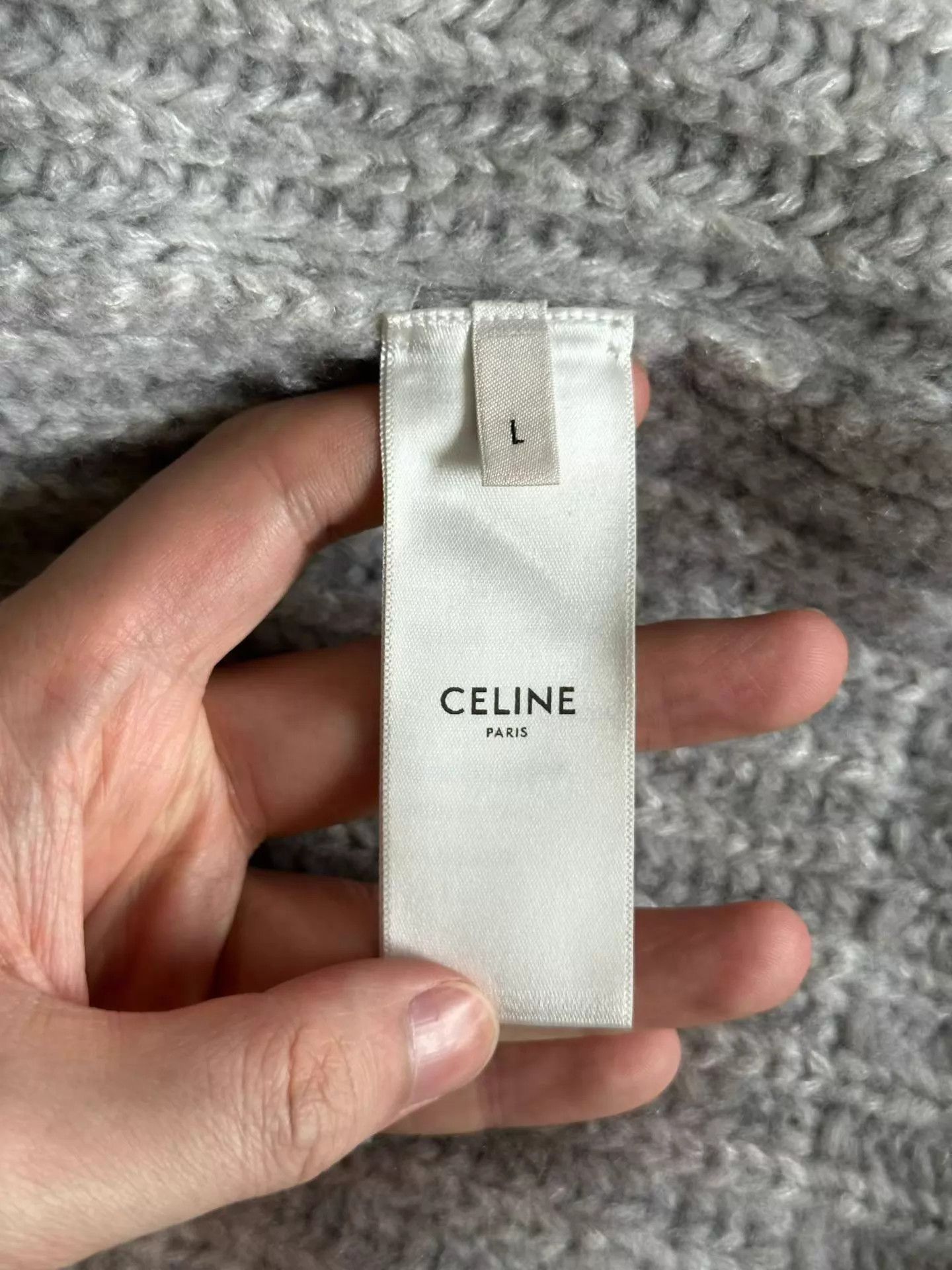 Celine CELINE Triomphe cashmere sweater L 95 new Size L / US 10 / IT 46 - 4 Thumbnail