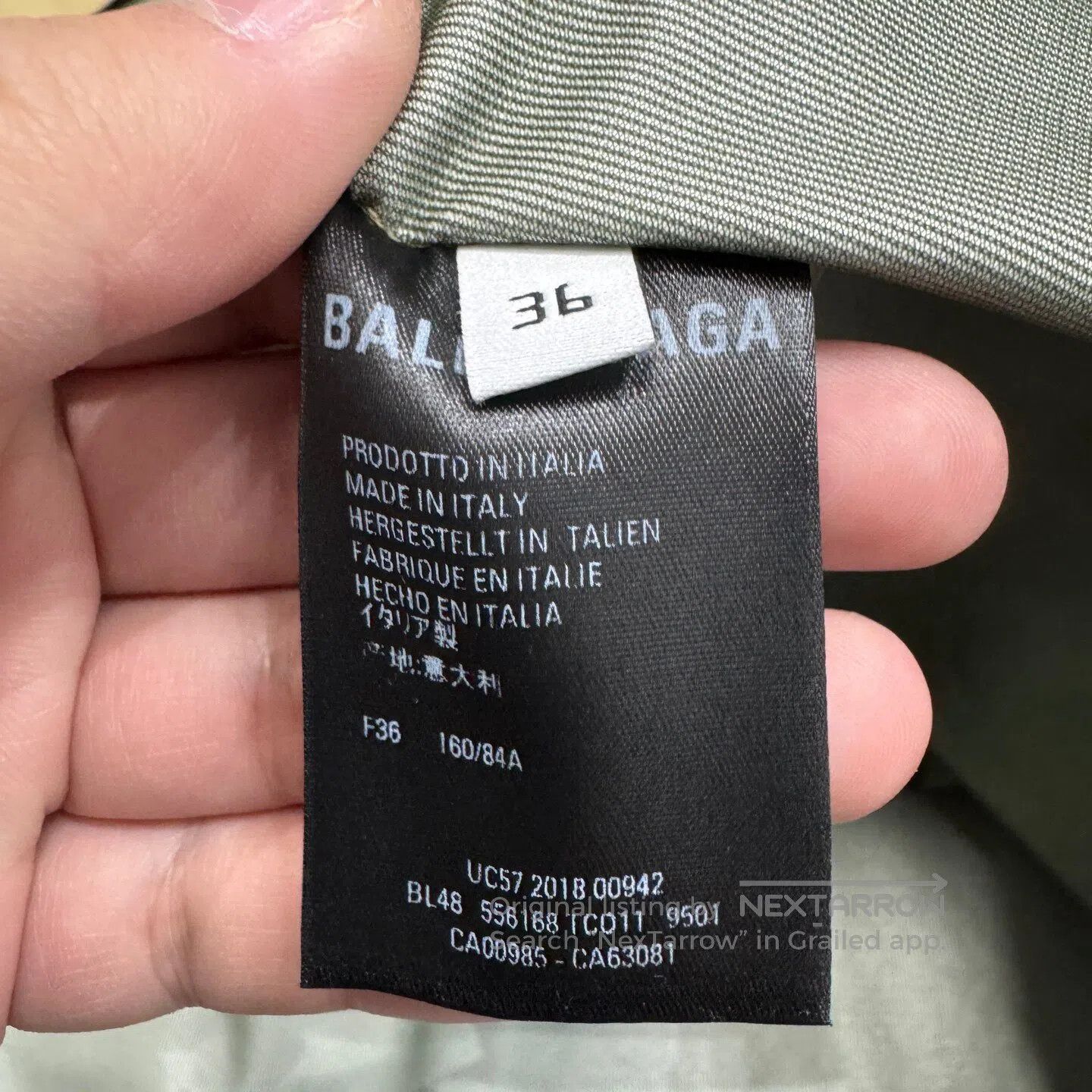 Balenciaga Balenciaga SIZE36 Letter-printed jacket| Size US S / EU 44-46 / 1 - 5 Thumbnail