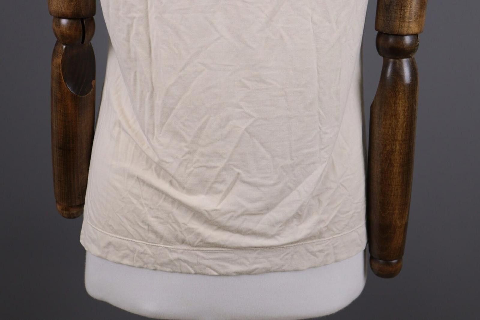 Designer Transit Par Such 134 Beige Summer Top Blouse Size 4 Size S / US 4 / IT 40 - 10 Thumbnail