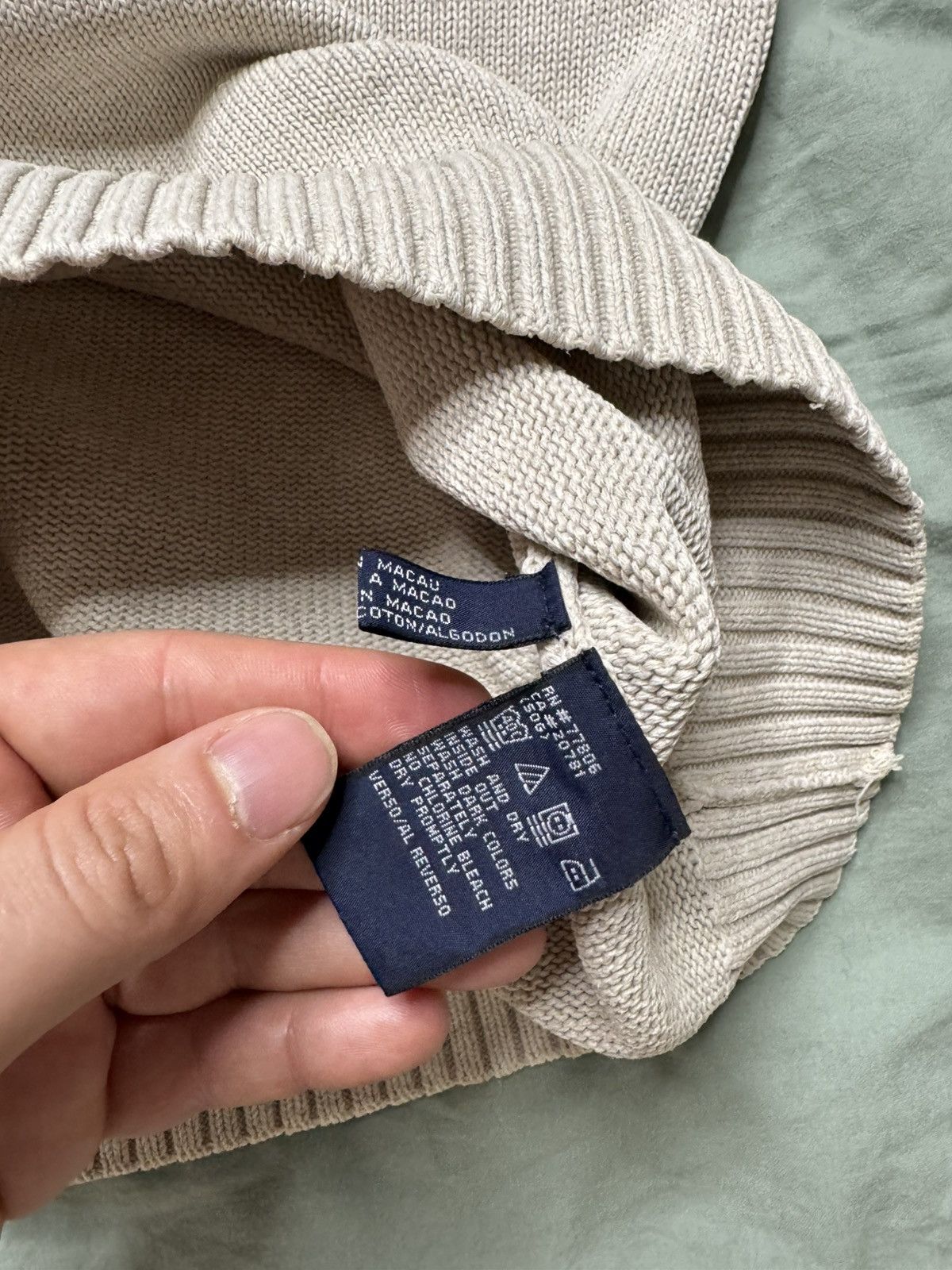 Tommy Hilfiger × Vintage Vintage Tommy Hilfiger made in Macau knite Size US XL / EU 56 / 4 - 11 Thumbnail