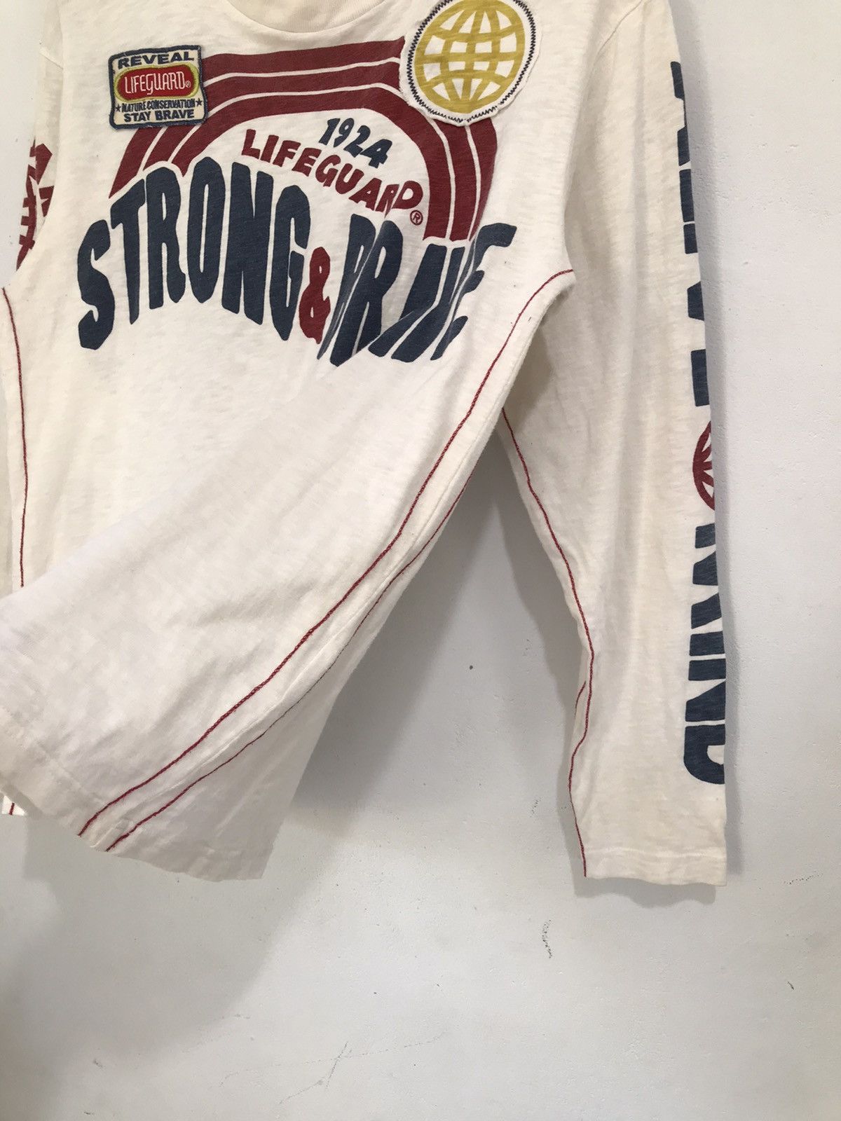 Hysteric Glamour Japanese Alive mind Long Sleeve poem surf style Size US M / EU 48-50 / 2 - 4 Thumbnail