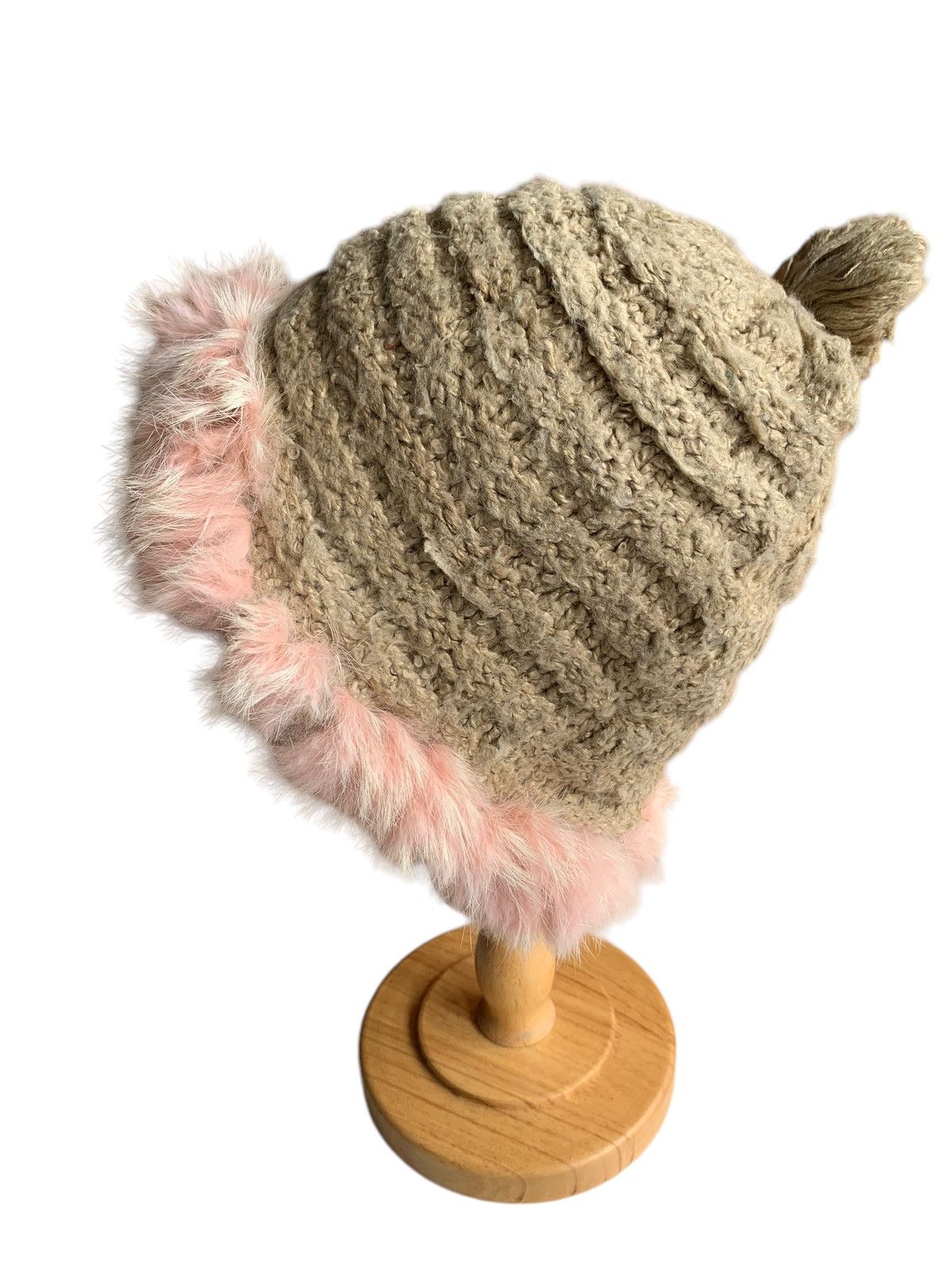 Japanese Brand × Kapital × Vintage Knitted Crochet Fur Rare Hairy Distressed Winter session hat Size ONE SIZE - 6 Thumbnail