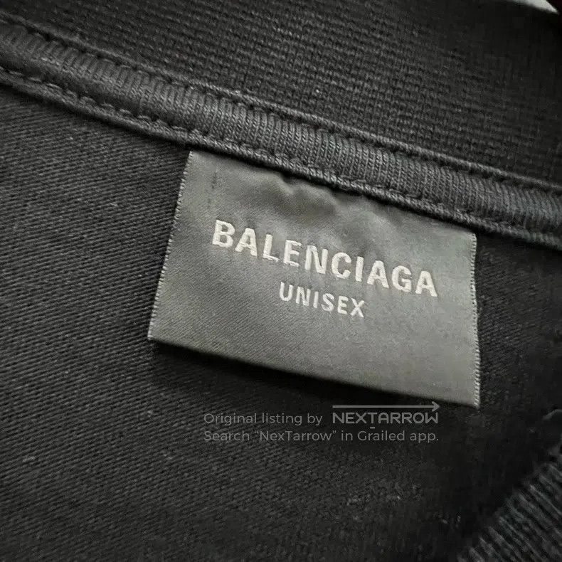 Balenciaga Balenciaga Graffiti Double B Faded Printed Short Sleeve Size US M / EU 48-50 / 2 - 2 Thumbnail