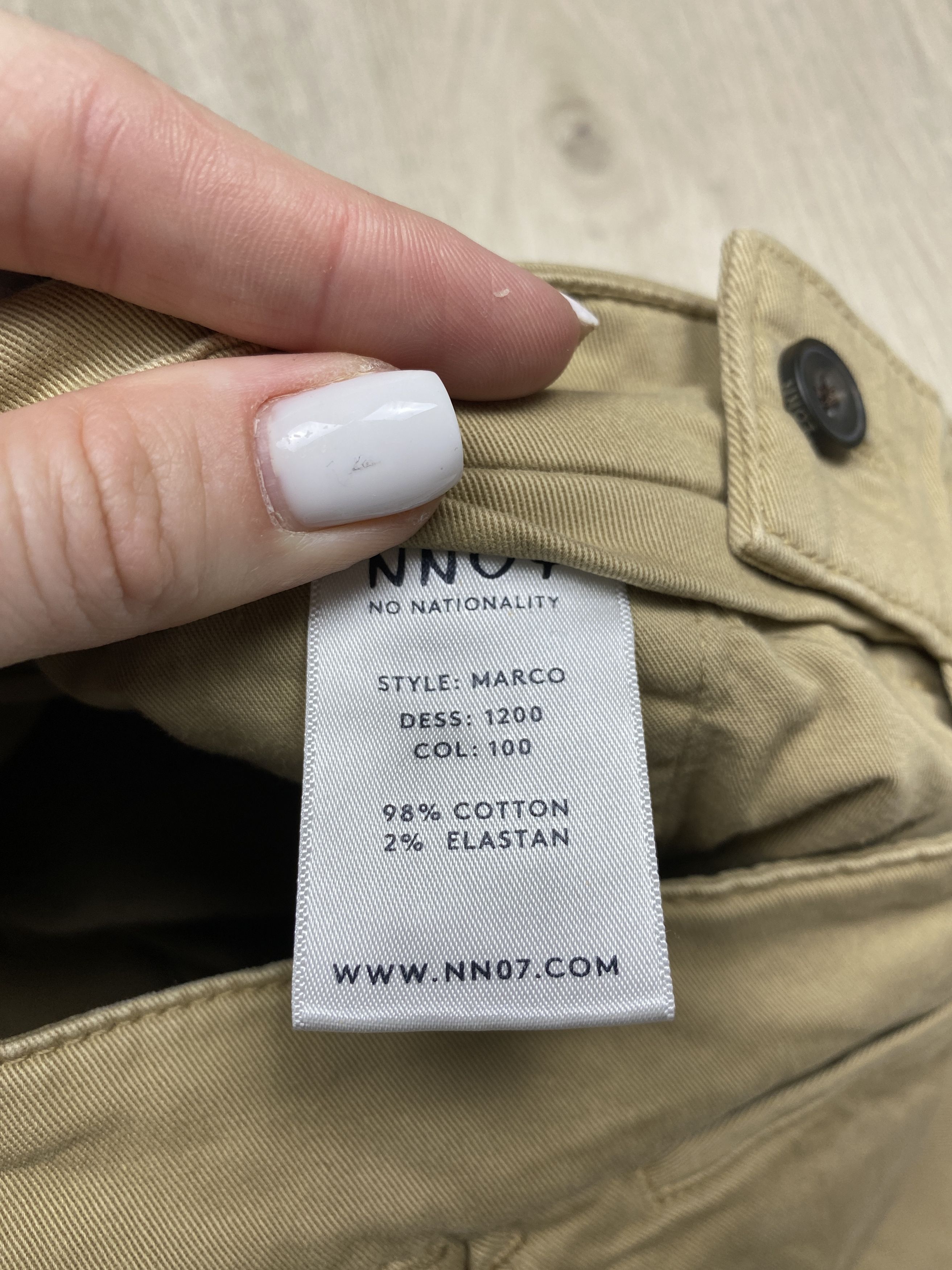 NN07 × Vintage Nn07 No Nationality Vintage Mens Chino Pants Size US 29 - 6 Thumbnail