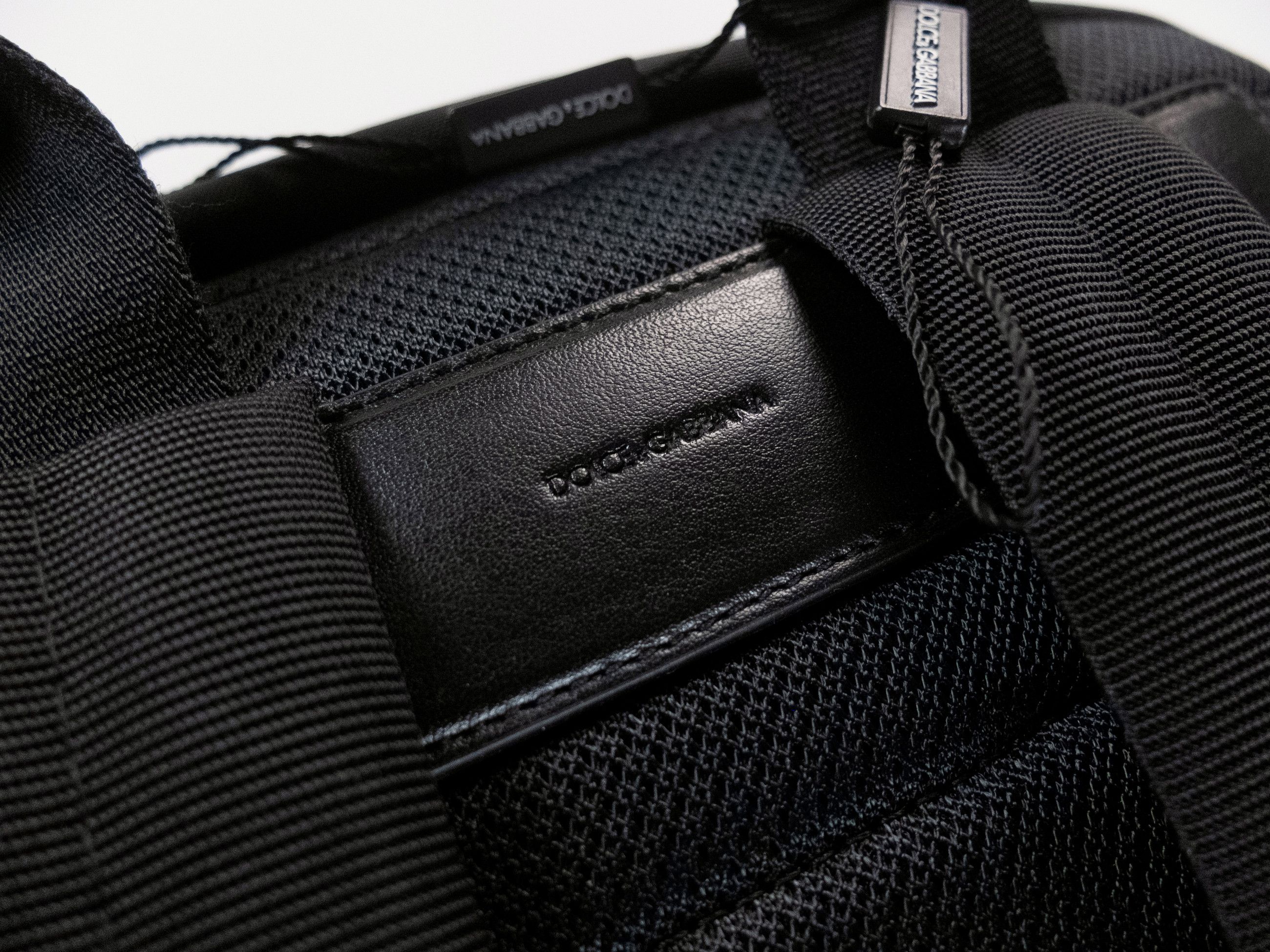 Dolce & Gabbana DOLCE & GABBANA black DG logo patch canvas backpack Size ONE SIZE - 9 Thumbnail