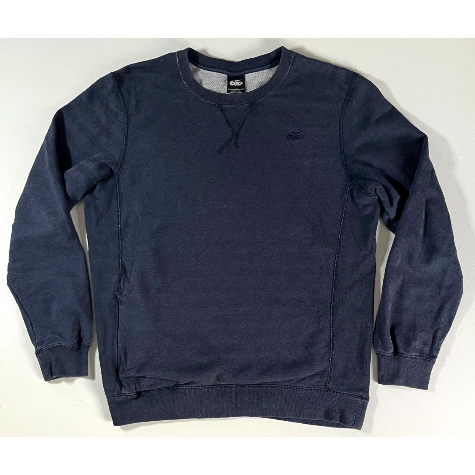 Nike VINTAGE Nike Men's Crewneck Sweatshirt Striped Sz S Blue Logo City Vintage 6.0 Pullover Size US S / EU 44-46 / 1 - 4 Thumbnail