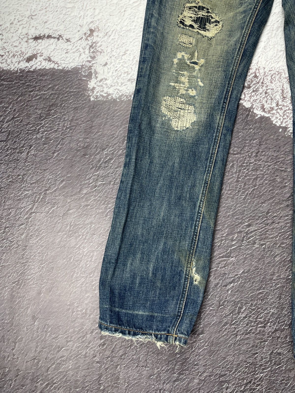 Japanese Brand × RAGEBLUE Rageblue Japanese distressed vintage denim jeans pants Size US 32 / EU 48 - 4 Thumbnail
