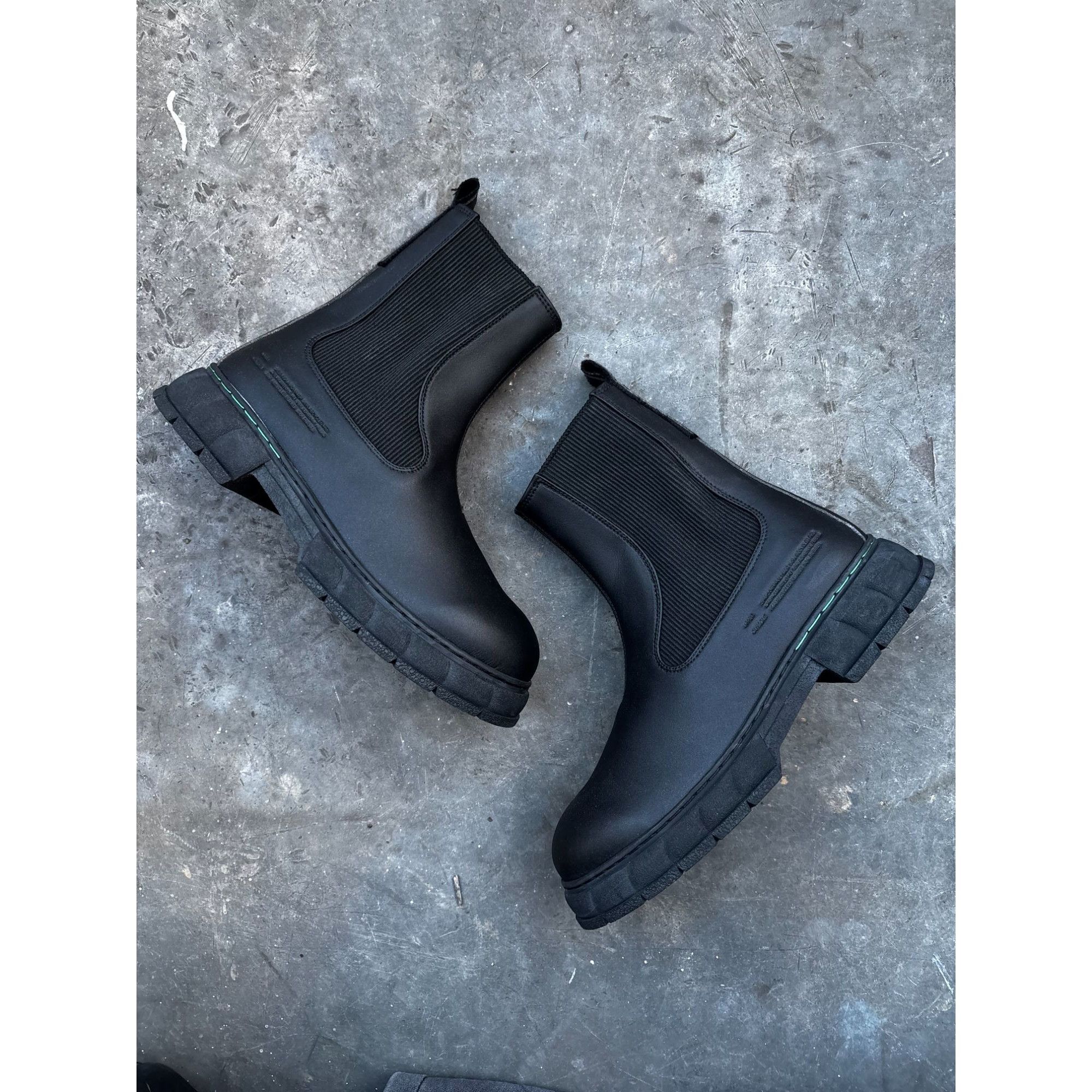 VIRON Viron 1997 Sustainable Black Chelsea Boots Size 39 Brand New Size US 9 / IT 39 - 3 Thumbnail
