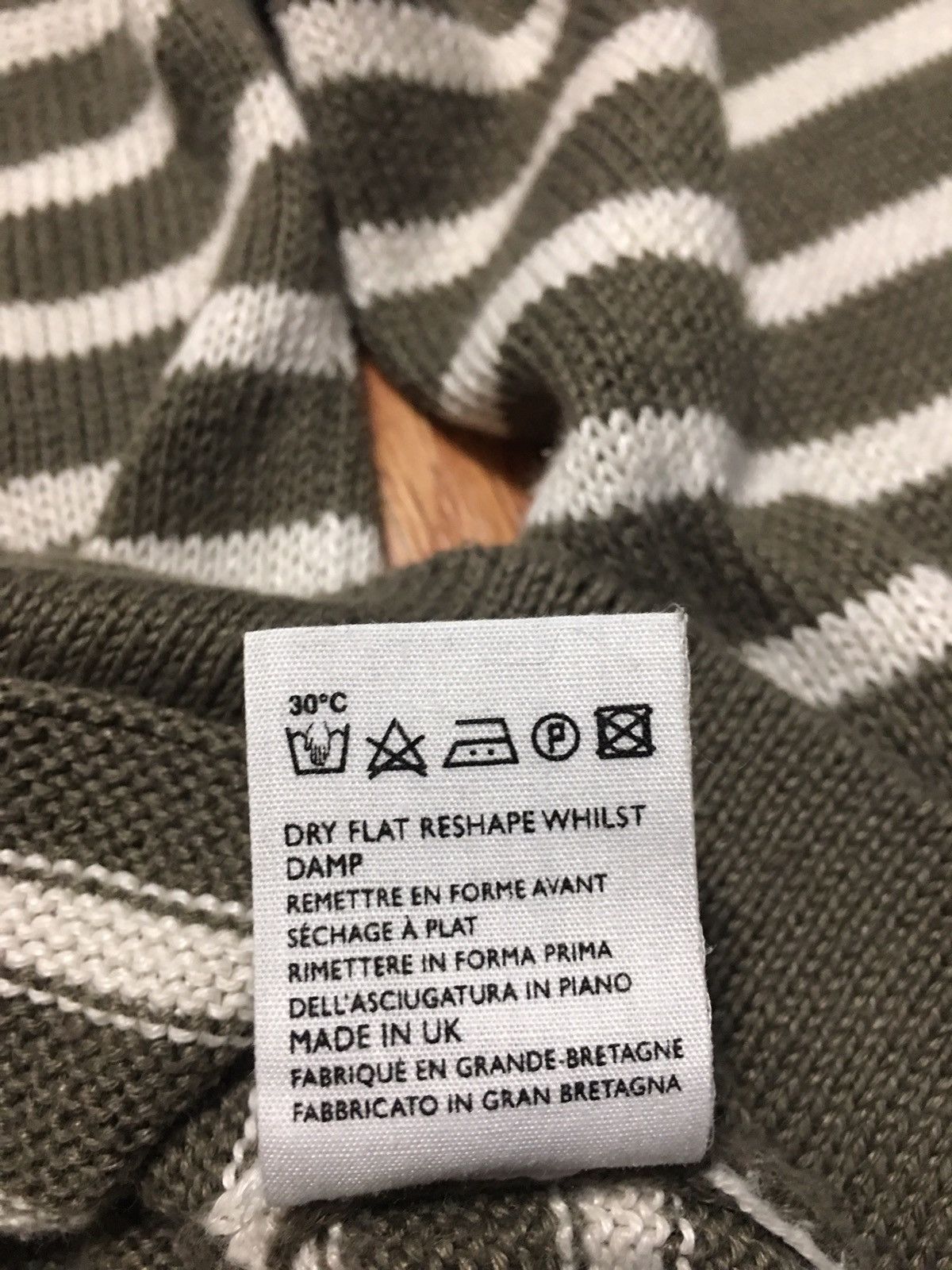 Margaret Howell Margaret Howell Linen Cotton Stripped Womens Sweater UK 14 Size L / US 10 / IT 46 - 12 Thumbnail