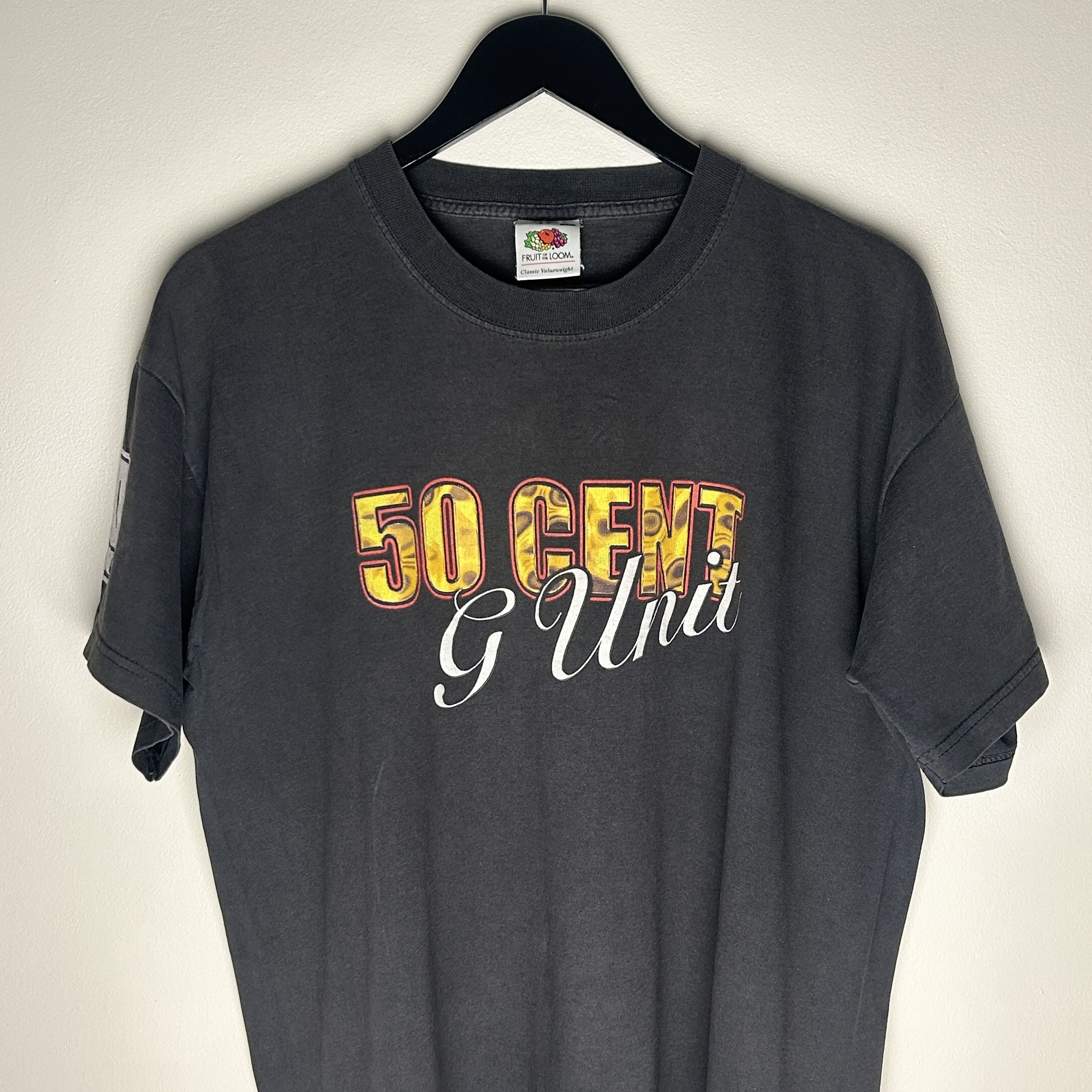 Rap Tees Vintage 50 Cent G Unit Band T-shirt Size US XL / EU 56 / 4 - 3 Thumbnail