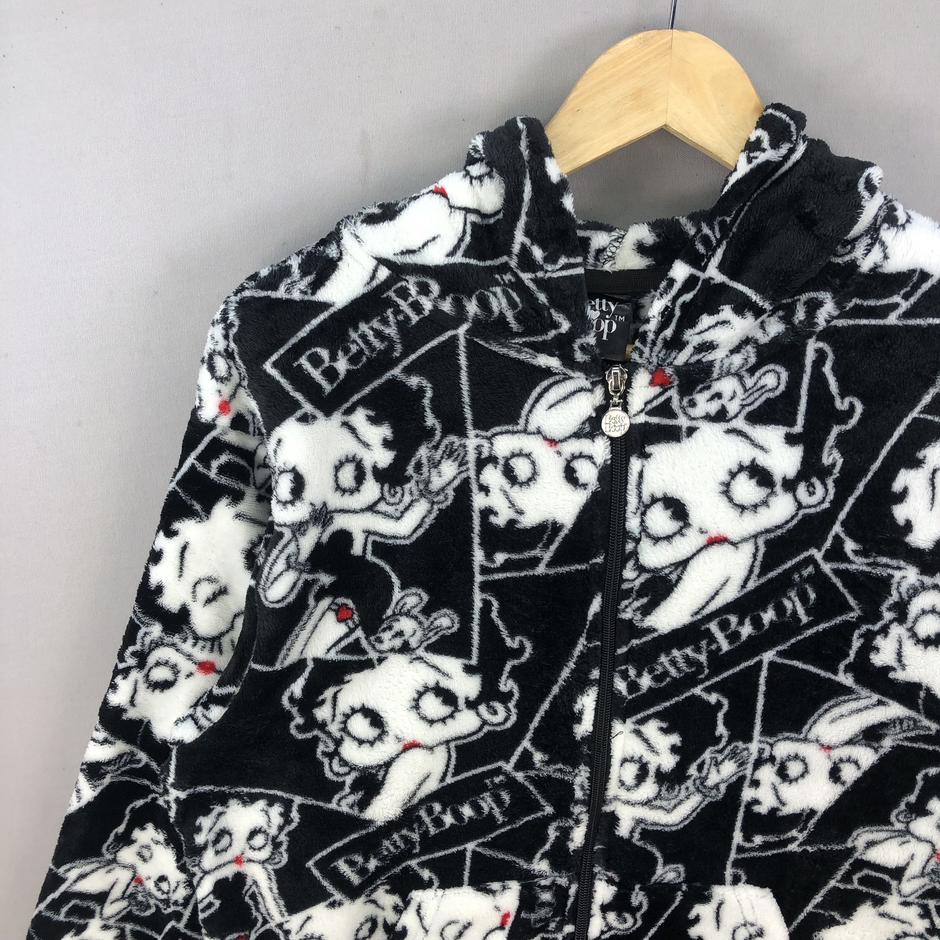 Hysteric Glamour All Over Print Betty Boop Fleece Hooded Jacket Size US S / EU 44-46 / 1 - 2 Thumbnail
