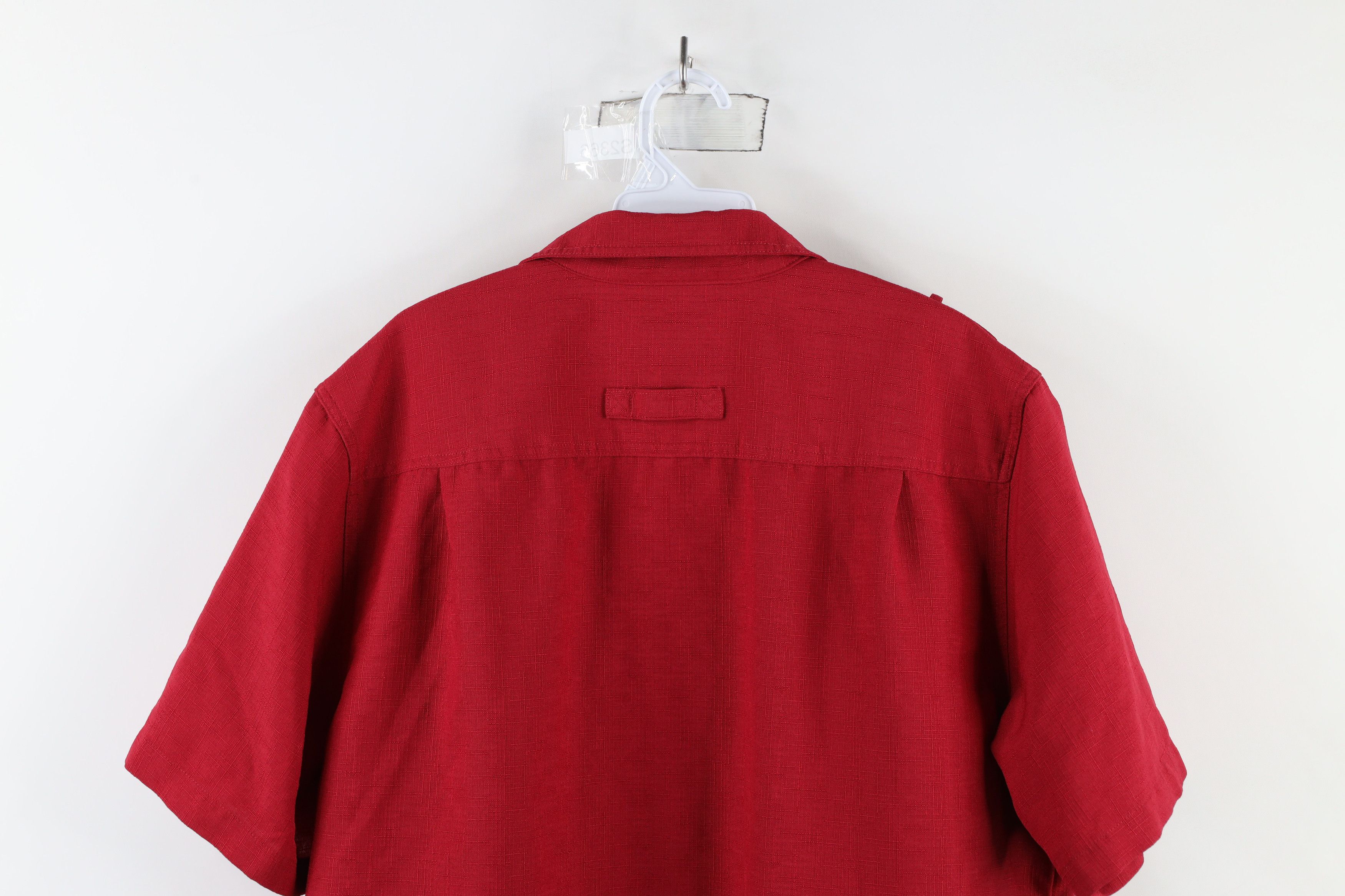 Vintage Vintage 90s Streetwear Short Sleeve Collared Button Shirt Size US L / EU 52-54 / 3 - 13 Thumbnail