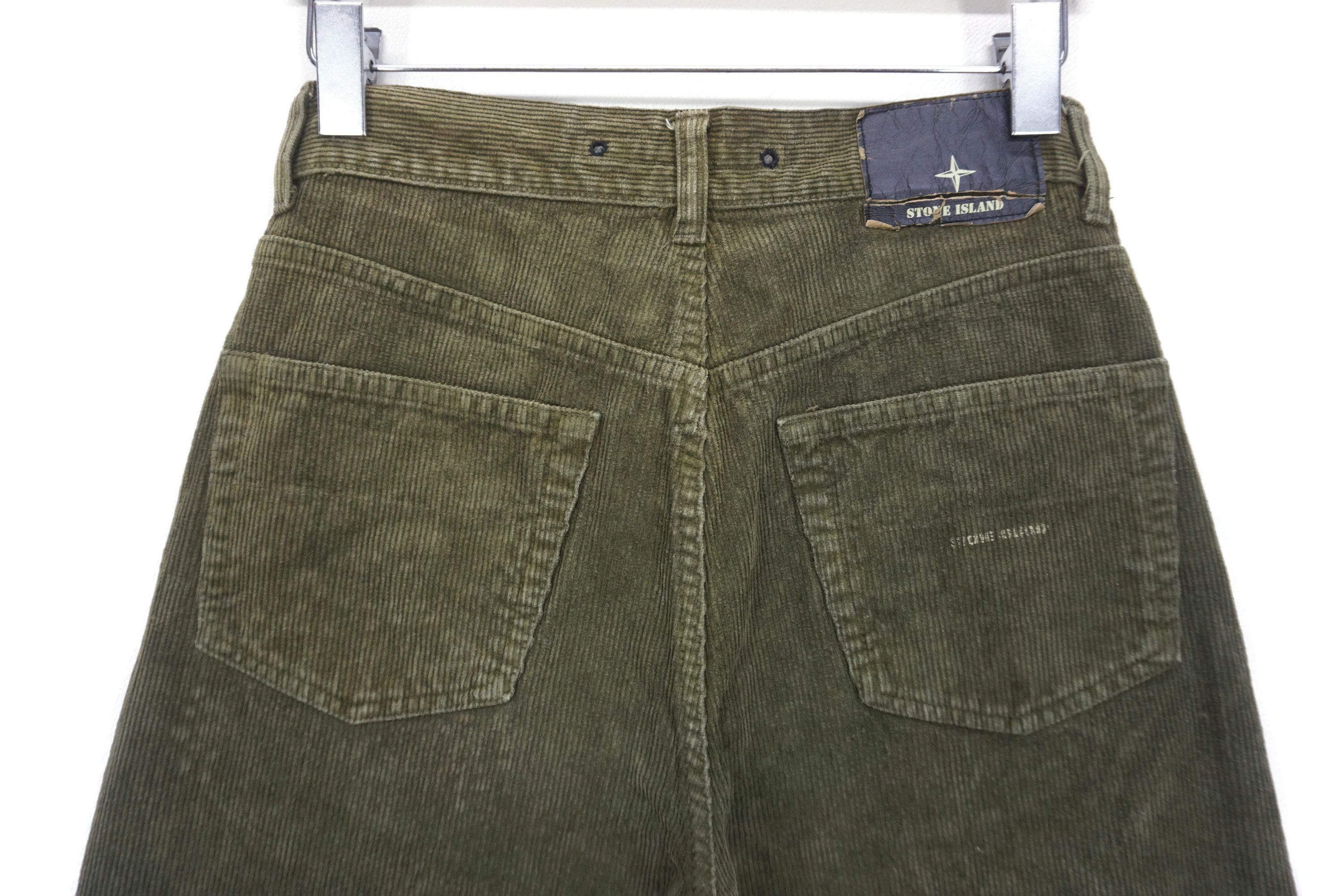 Stone Island Cropped Corduroy Pants Size W28xL26 Made in Italy Size US 28 / EU 44 - 9 Thumbnail