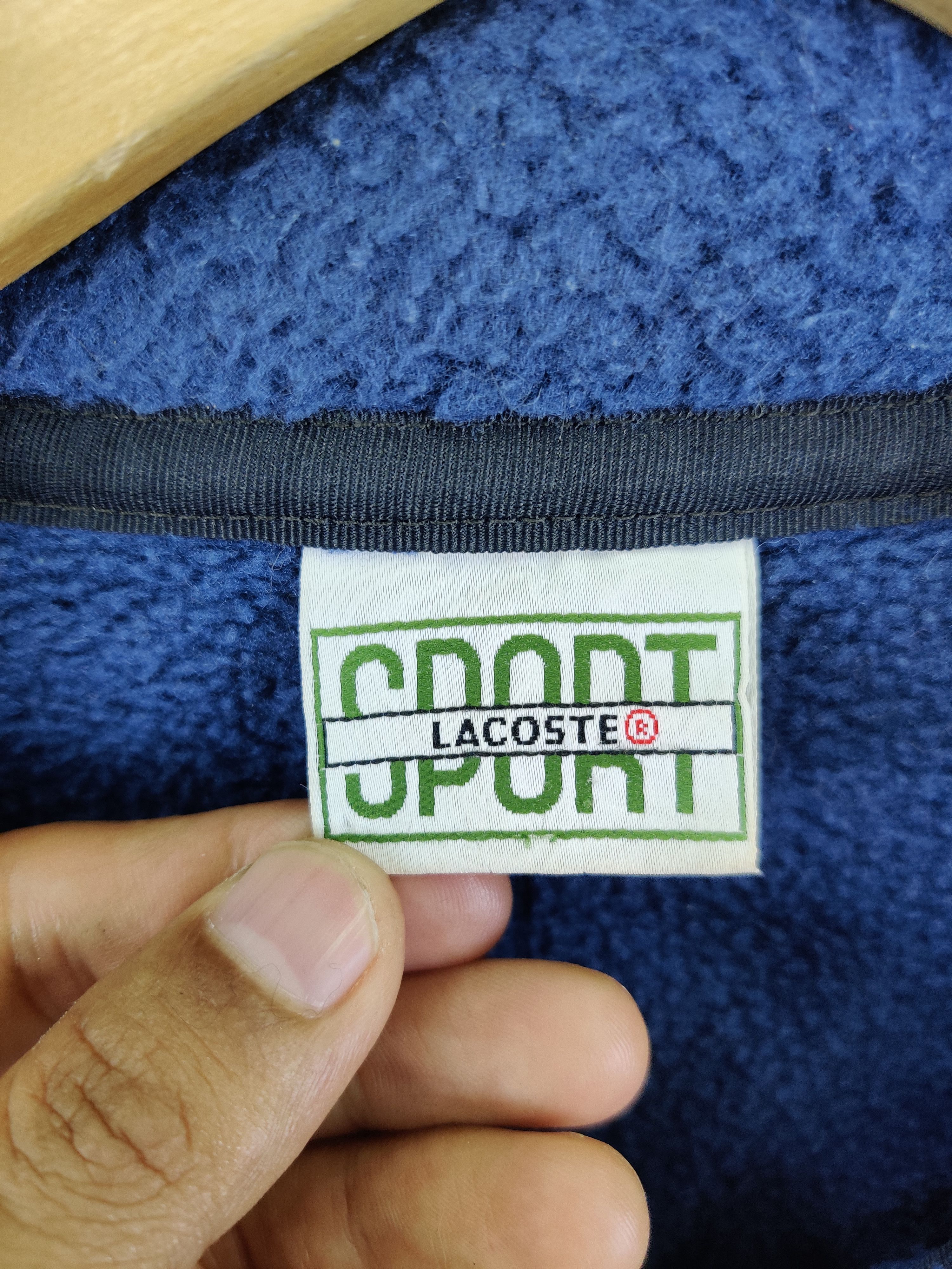 Vintage Lacoste Fleece Zip Up Jacket