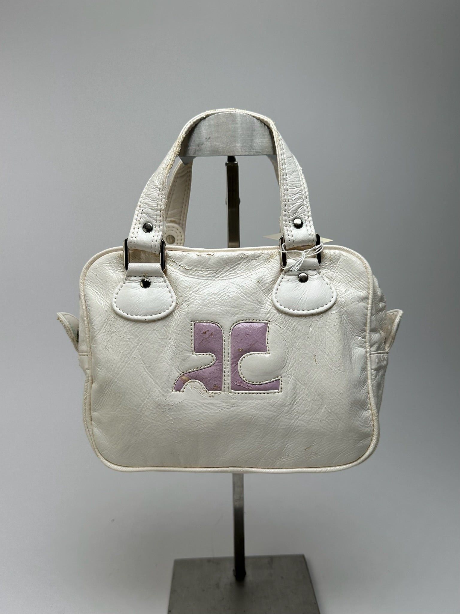 Courreges Vintage Patent Leather bag white new Size ONE SIZE - 1 Thumbnail