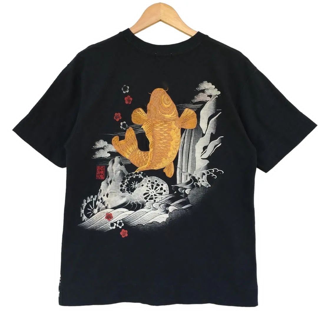 Karakuri tamashi Embroidery sukajan pattern