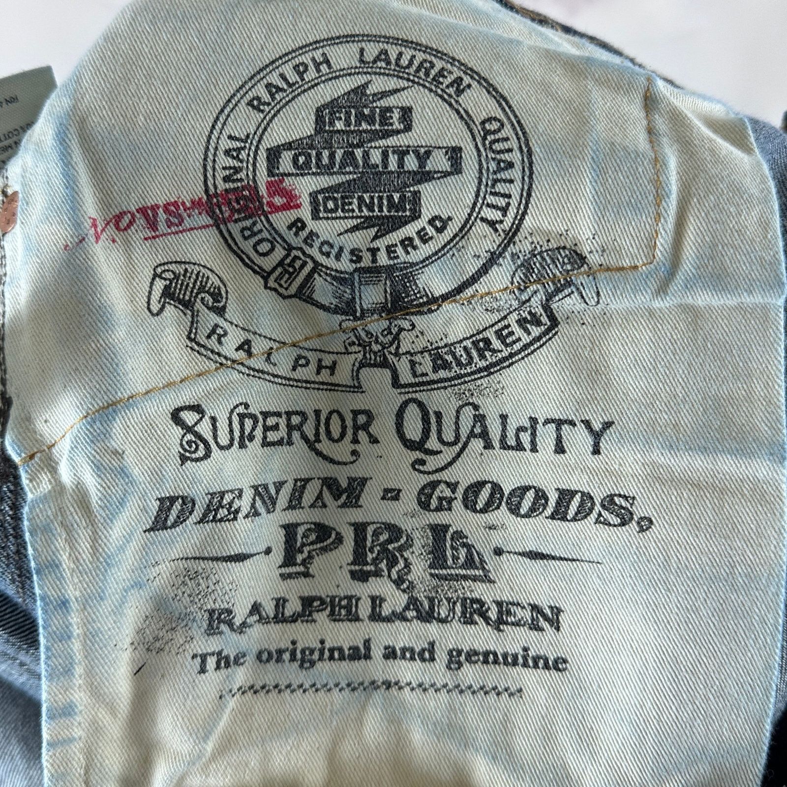 Polo Ralph Lauren PRL 867 Raw Selvedge Denim Size US 38 / EU 54 - 12 Thumbnail