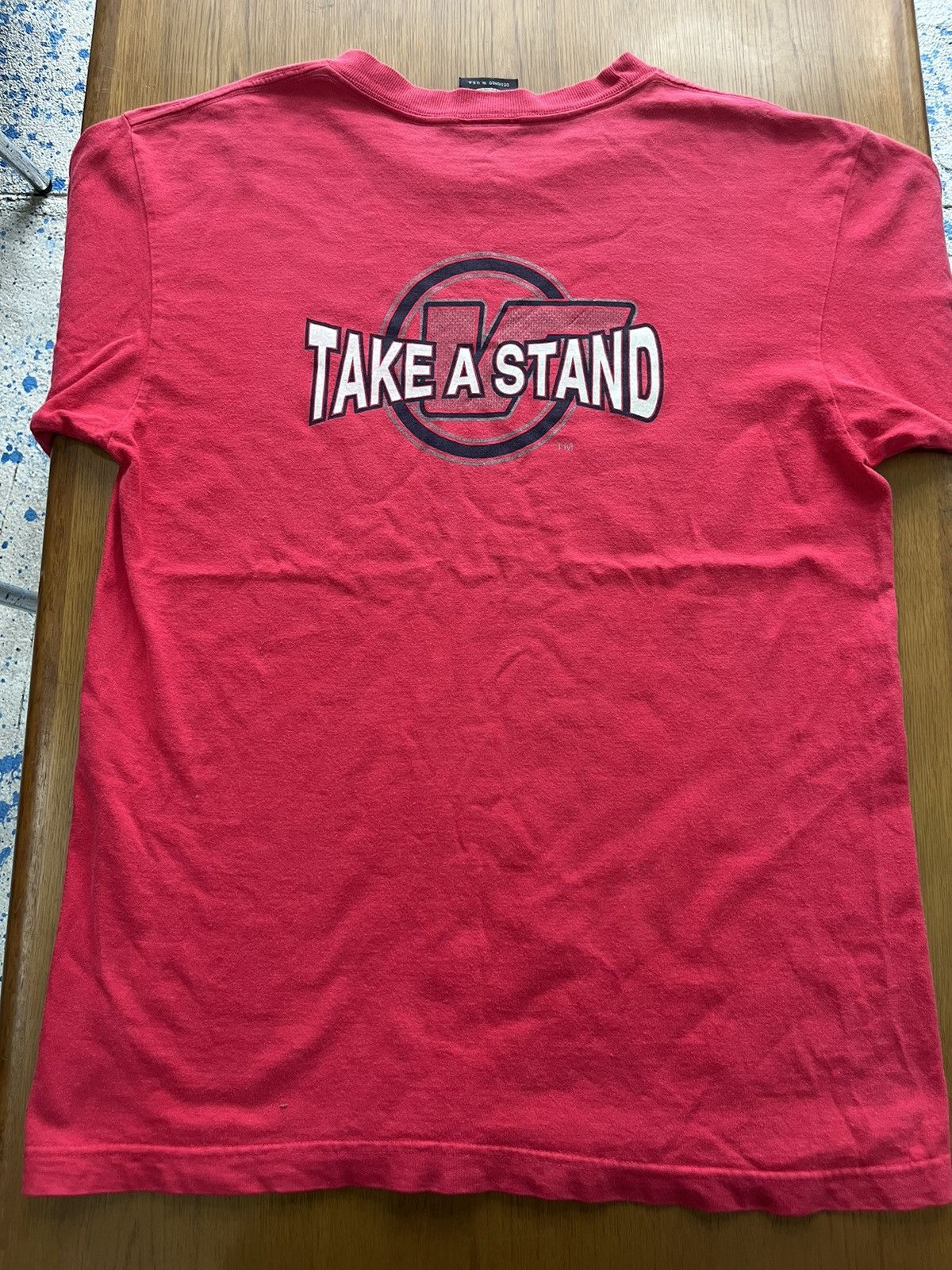 Vans × Vintage Vintage Vans Take A Stand (OG) Skateboard 90’s Tshirt Size US M / EU 48-50 / 2 - 9 Thumbnail