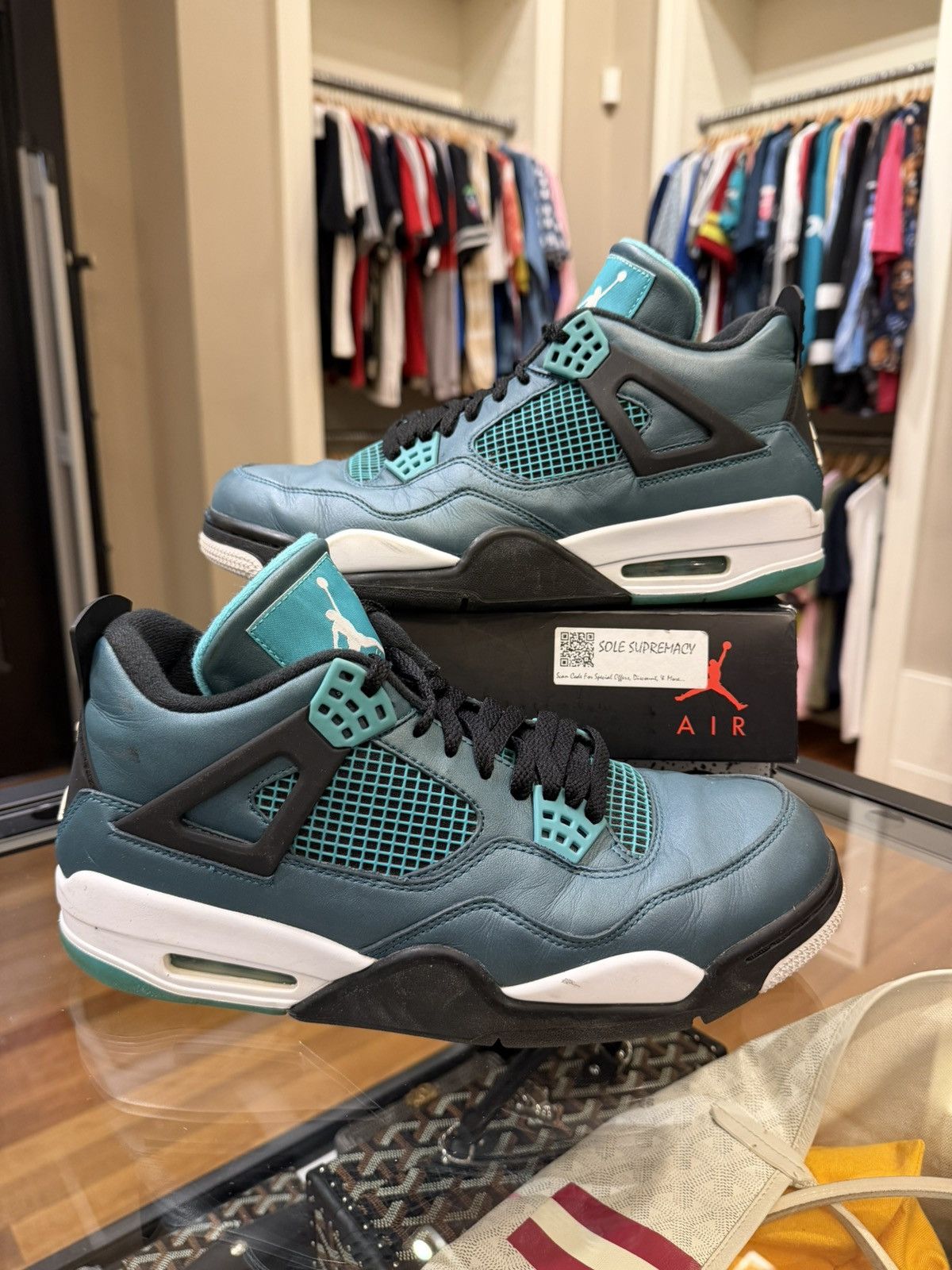 Jordan Brand Jordan 4 Retro ‘Teal’ Size US 10.5 / EU 43-44 - 1 Thumbnail
