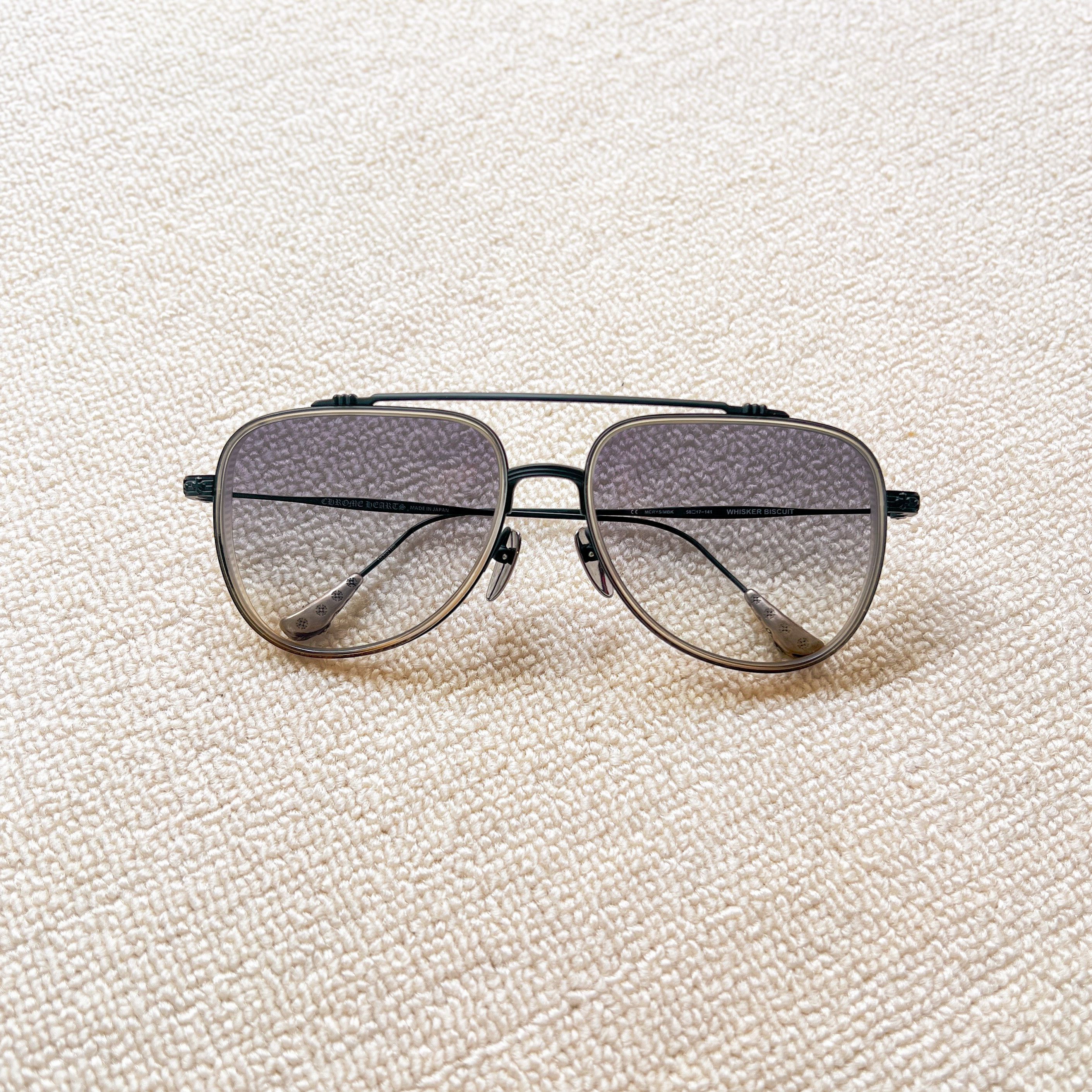 Chrome Hearts CHROME HEARTS WHISKER BISCUT SUNGLASSES Size ONE SIZE - 1 Thumbnail