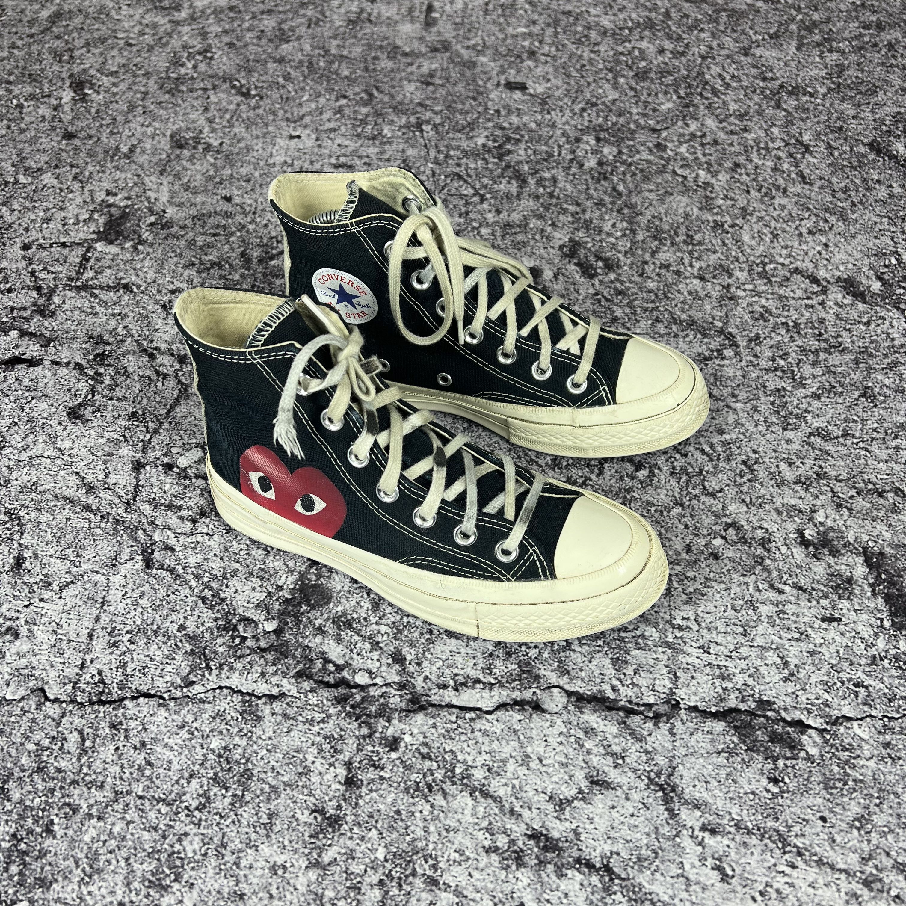 Comme Des Garcons Play Converse Streetwear Come des Garcons x Converse Sneakers Size UK 3 EUR 35 Grailed