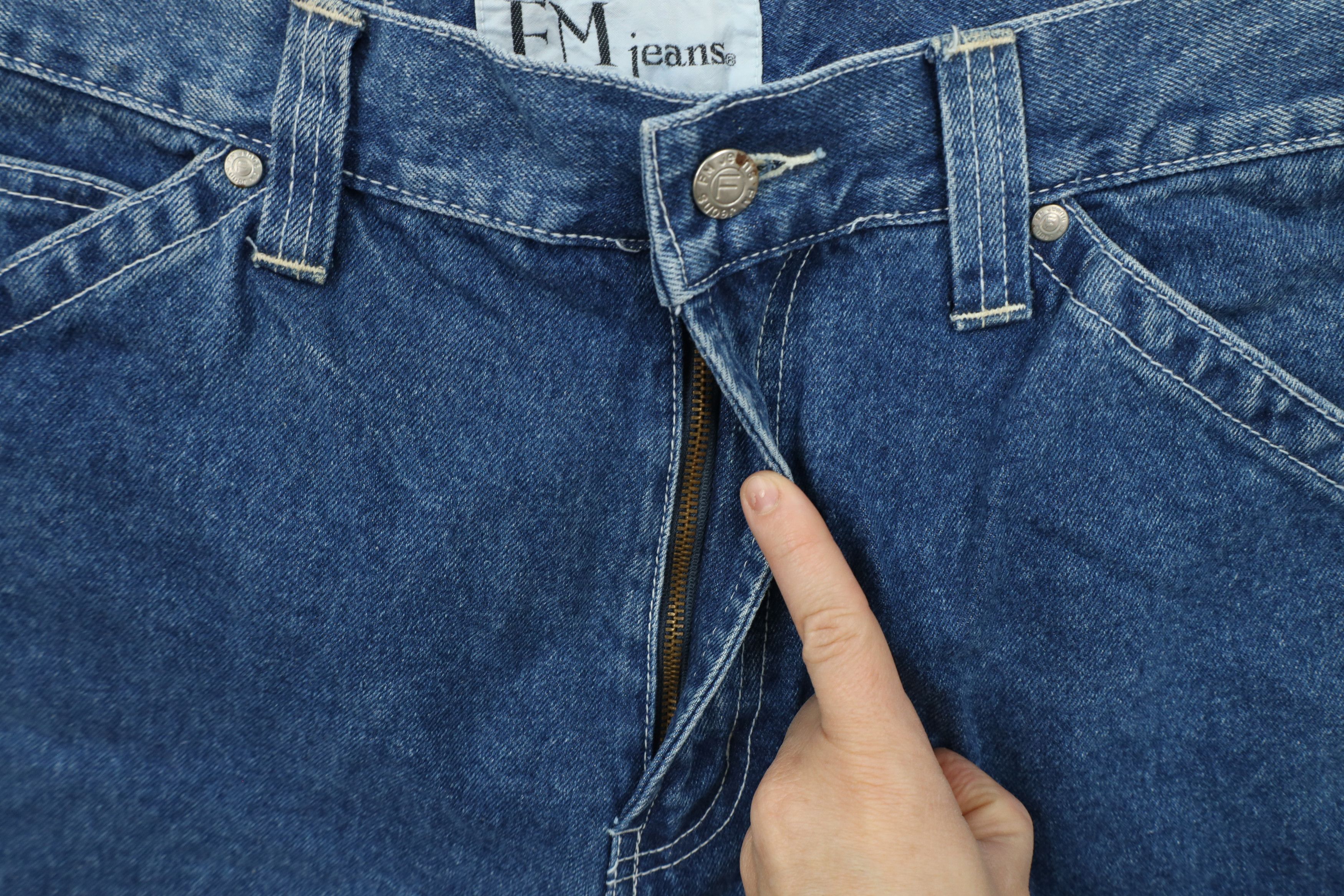 Vintage Deadstock Vintage 90s Streetwear Baggy Dungaree Denim Jeans Size US 34 / EU 50 - 5 Thumbnail
