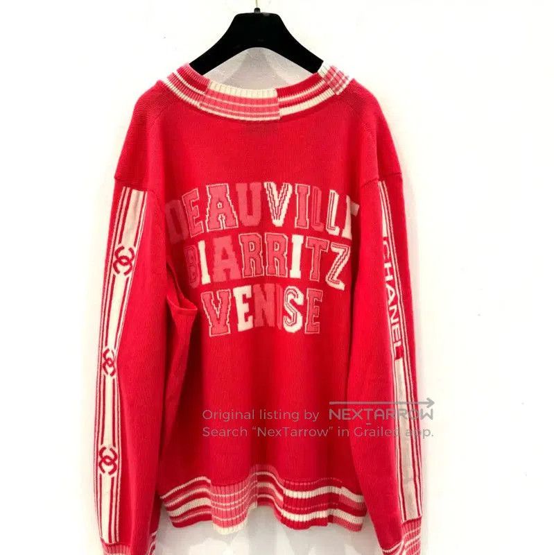 Chanel Chanel Red Wool Women's Pullover Sweater . Size S / US 4 / IT 40 - 3 Thumbnail