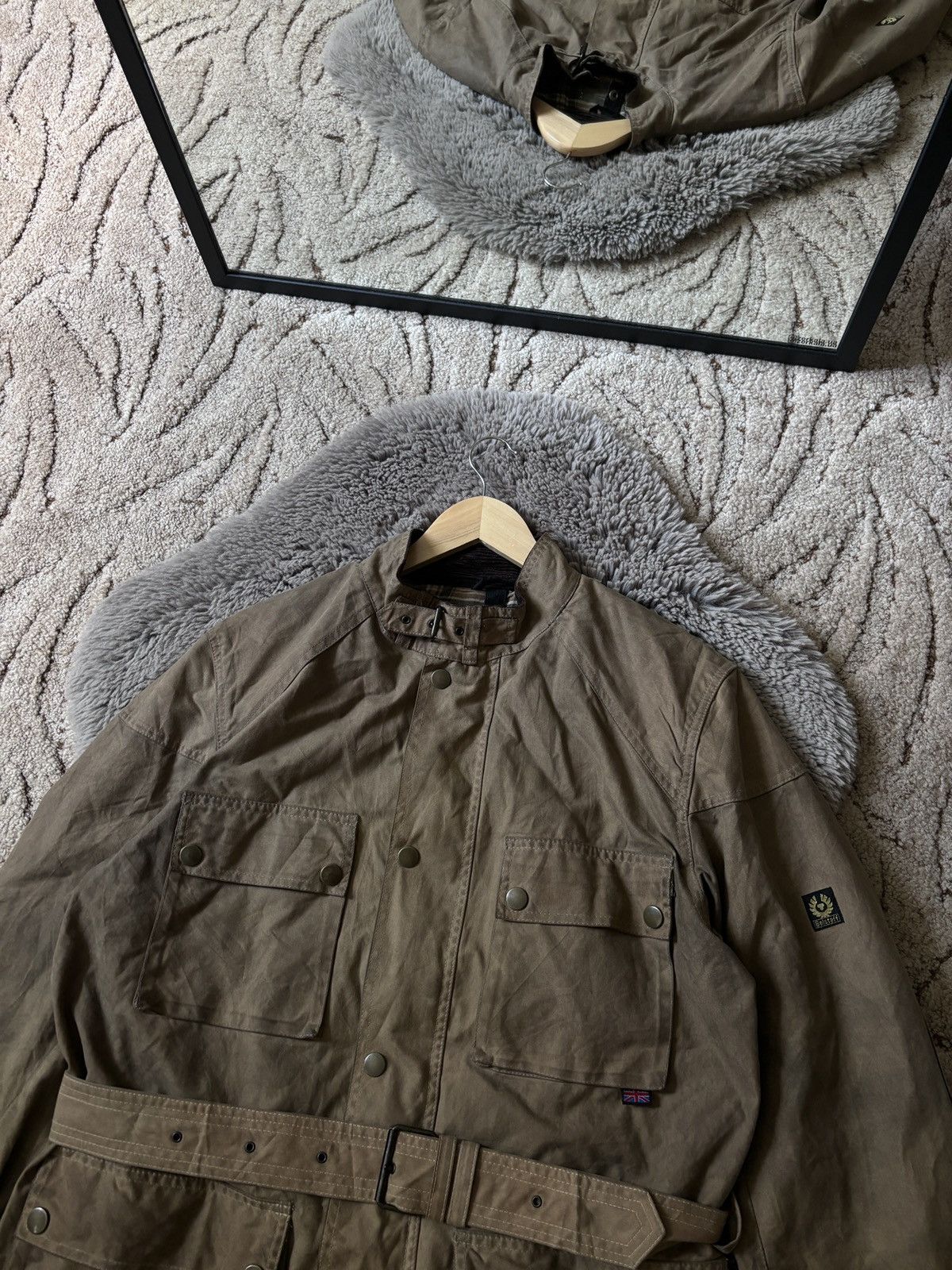 Belstaff × Vintage Belstaff jacket Vintage Gold Label Wax parka Size US XXL / EU 58 / 5 - 3 Thumbnail