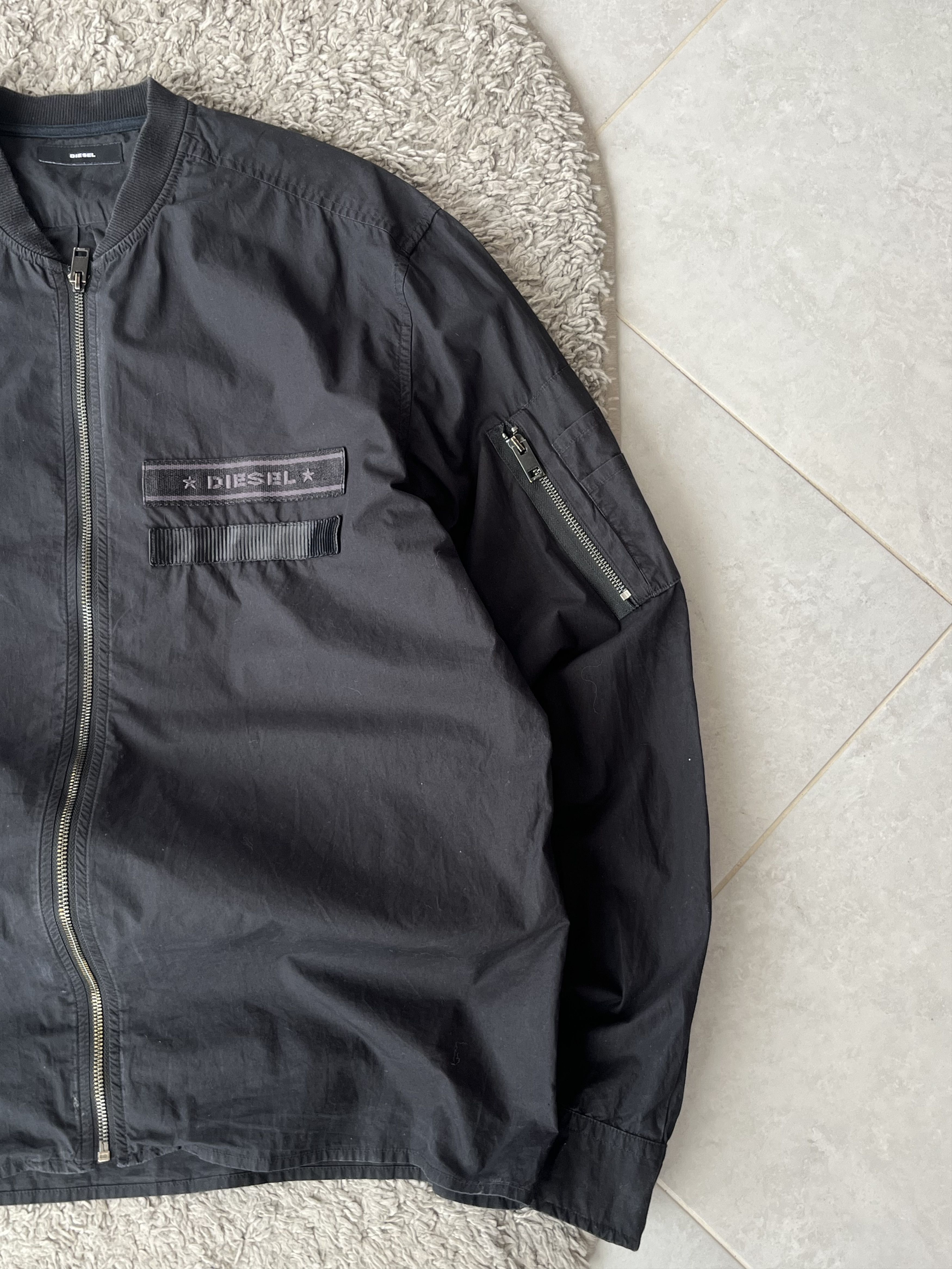 Diesel DIESEL Modern Nylon Style Jacket Black Color size XL Size US XL / EU 56 / 4 - 4 Thumbnail