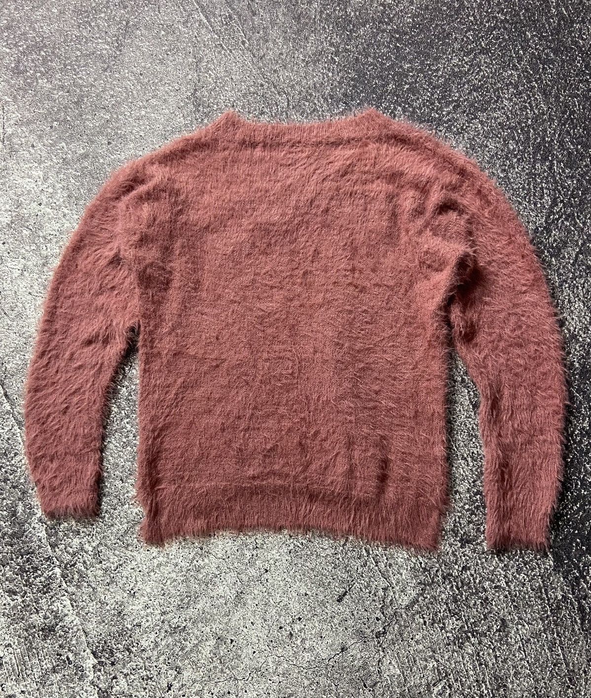 Aran Isles Knitwear × Homespun Knitwear × Japanese Brand Khalita mohair fur shaggy knitwear Size L / US 10 / IT 46 - 9 Thumbnail