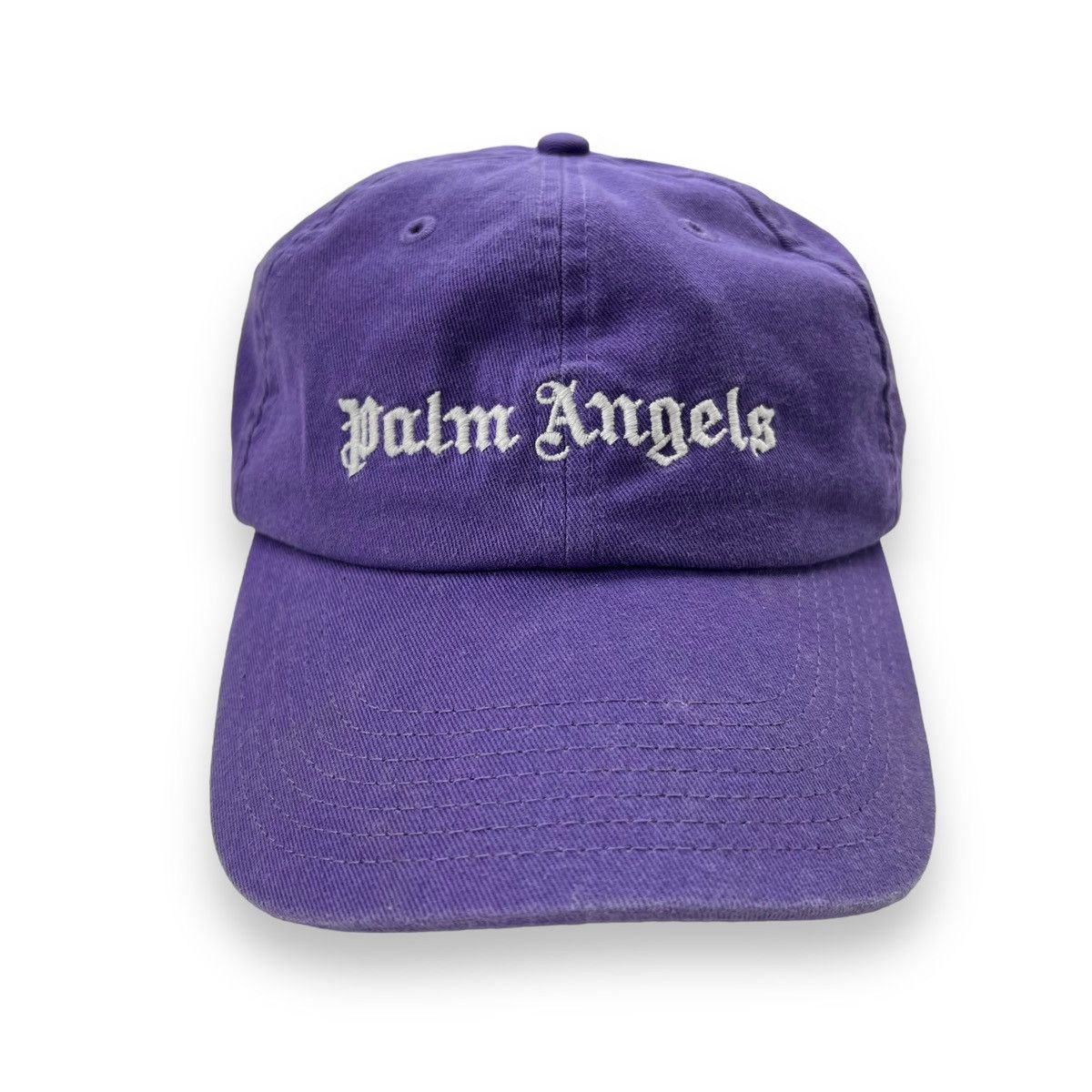 Palm Angels Palm Angels Purple Embroidered Logo Cap Size ONE SIZE - 2 Thumbnail