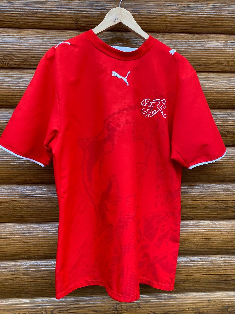 Puma × Vintage Swiss Switzerland Soccer Jersey Home Football Shirt Size US M / EU 48-50 / 2 - 1 Thumbnail