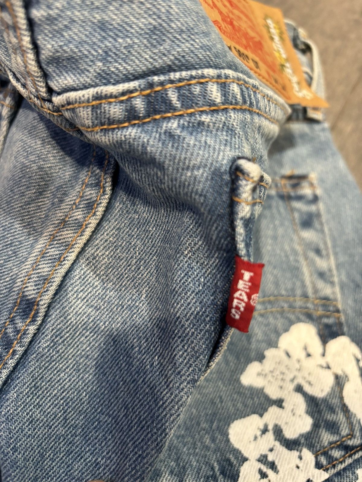 DENIM TEARS Denim Tears Jwans Light Wash Blue 34 Size US 34 / EU 50 - 5 Thumbnail